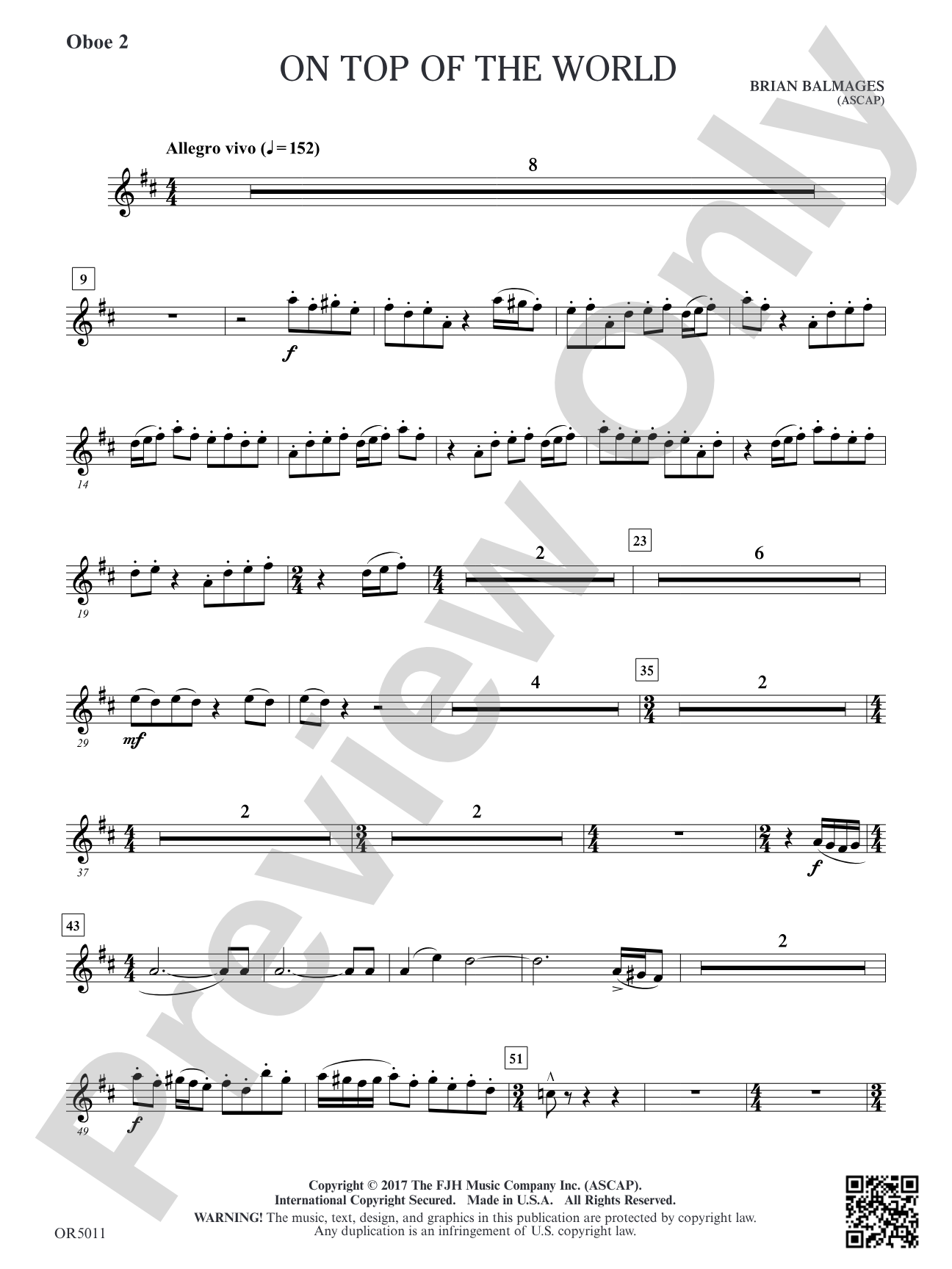 On Top of the World: Oboe 2