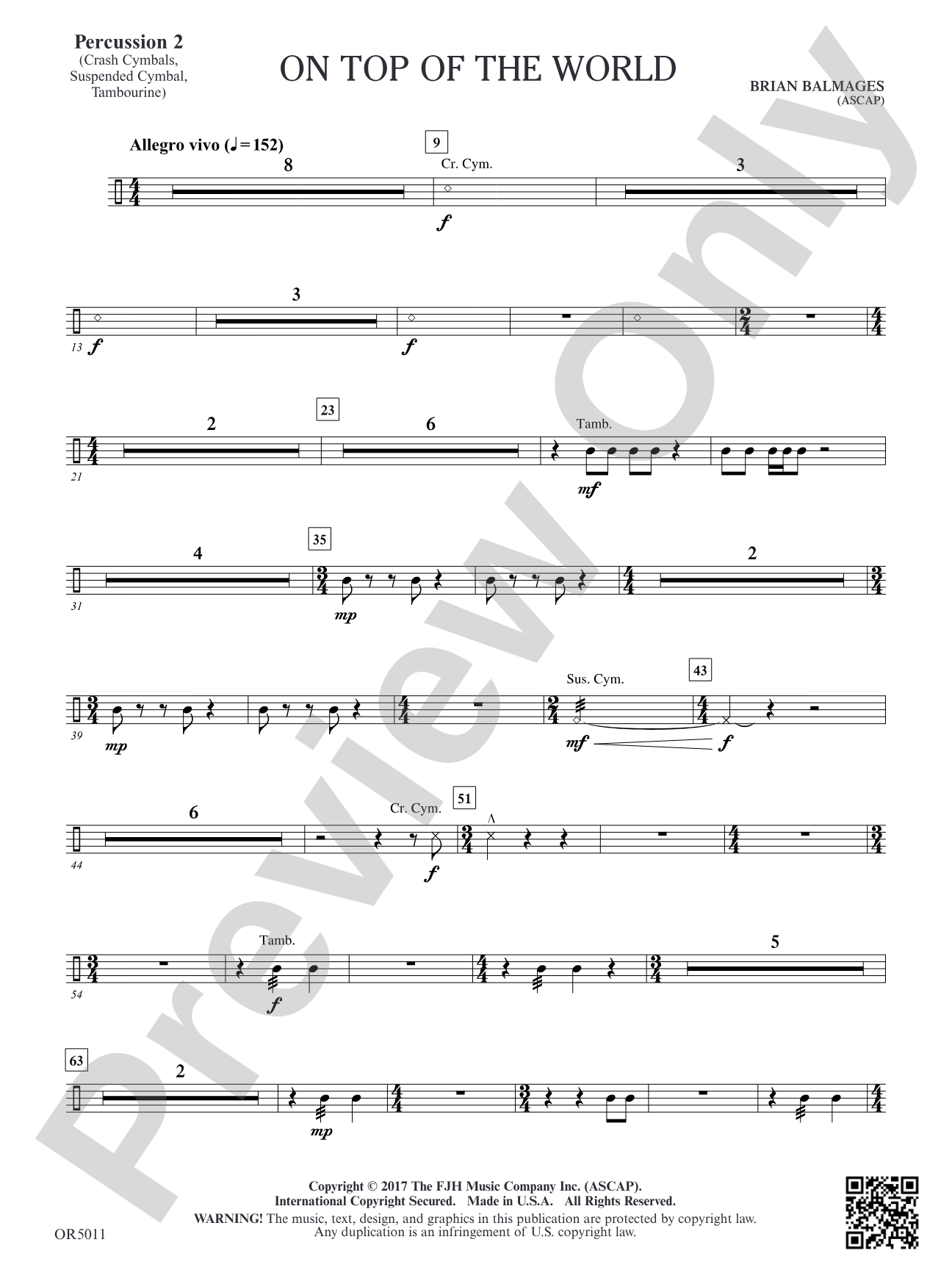 On Top of the World: Percussion 2