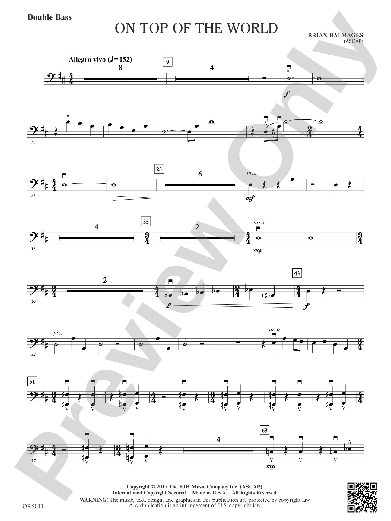 On Top of the World: Double Bass