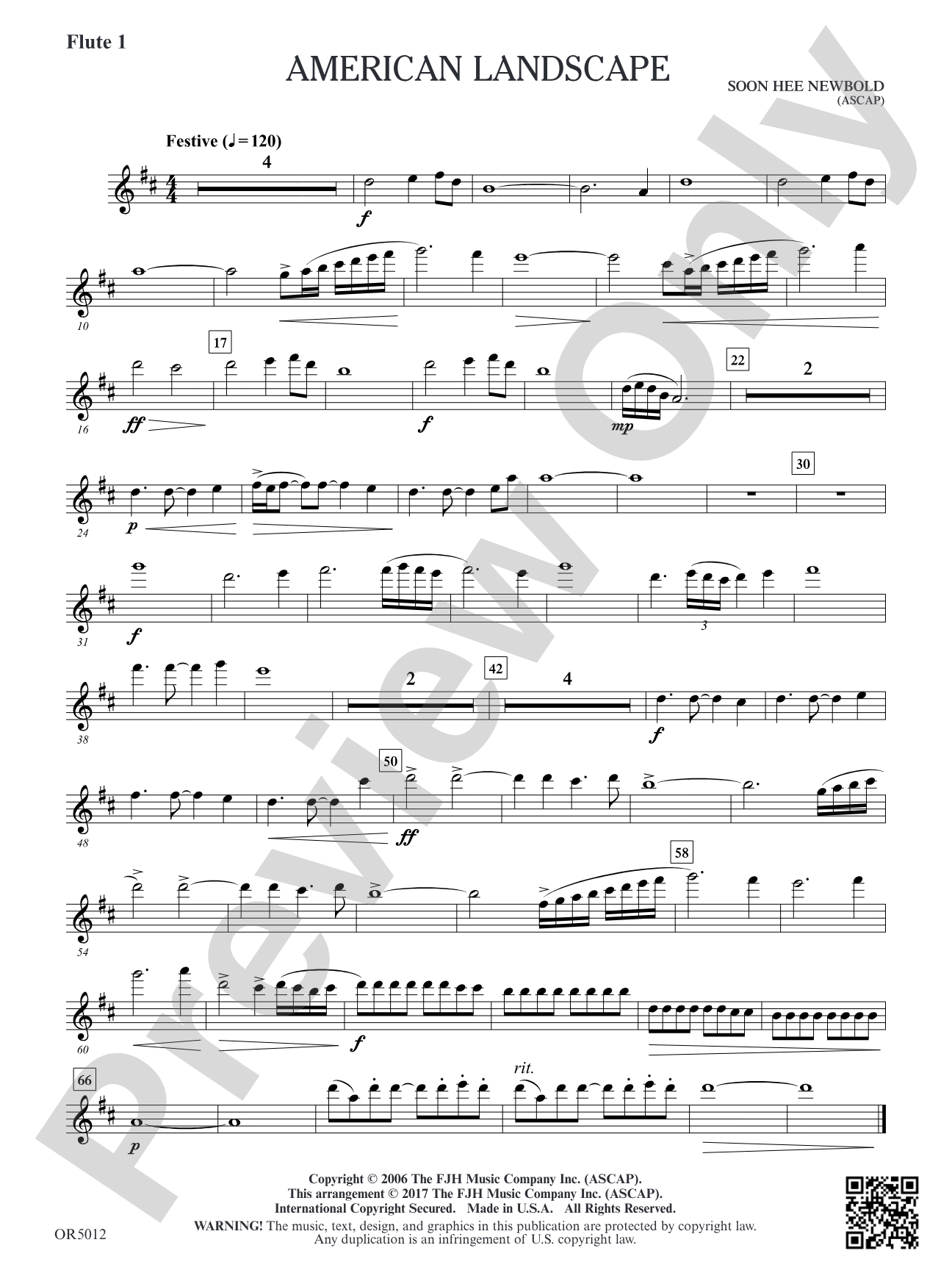 American Landscape: Flute 1