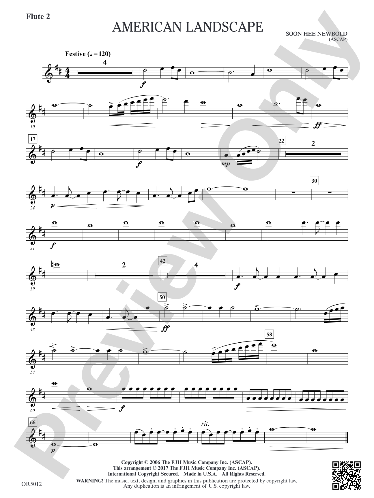American Landscape: Flute 2