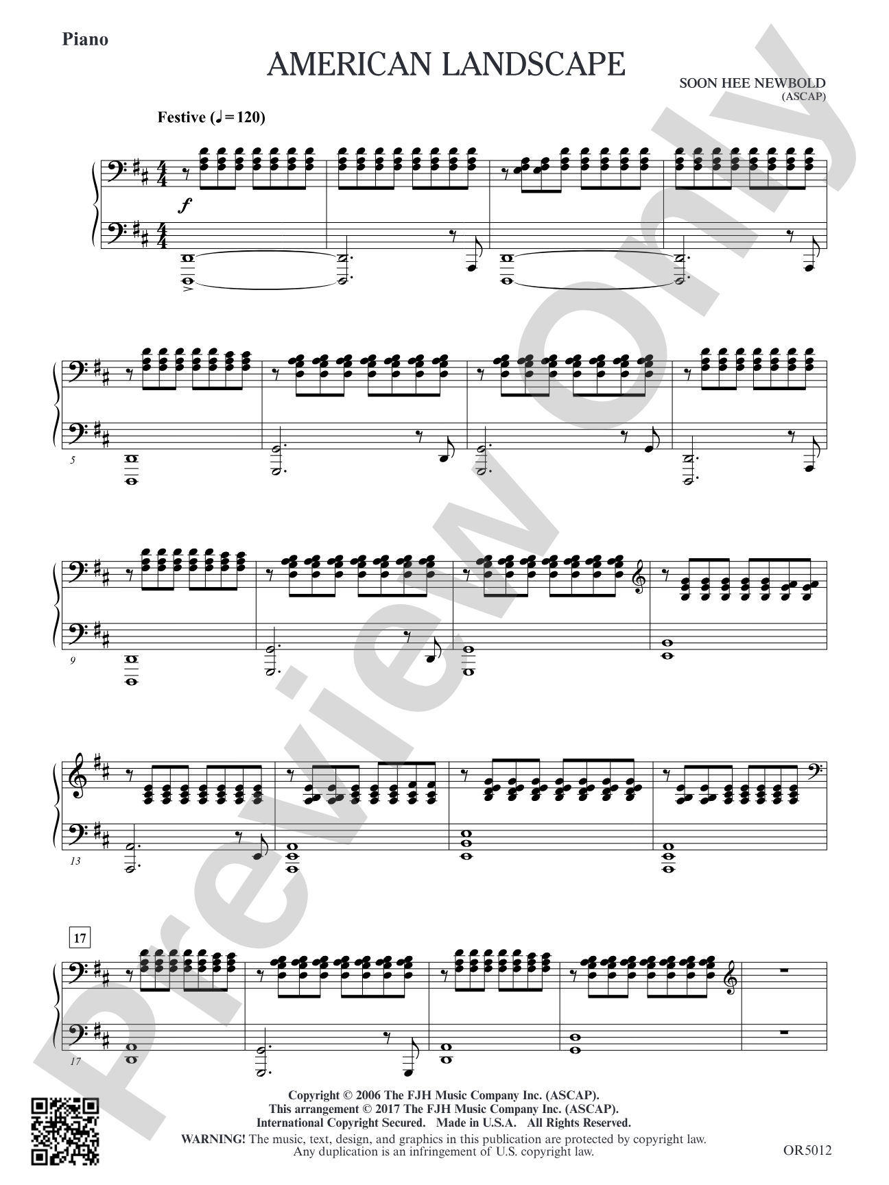 American Landscape: Piano
