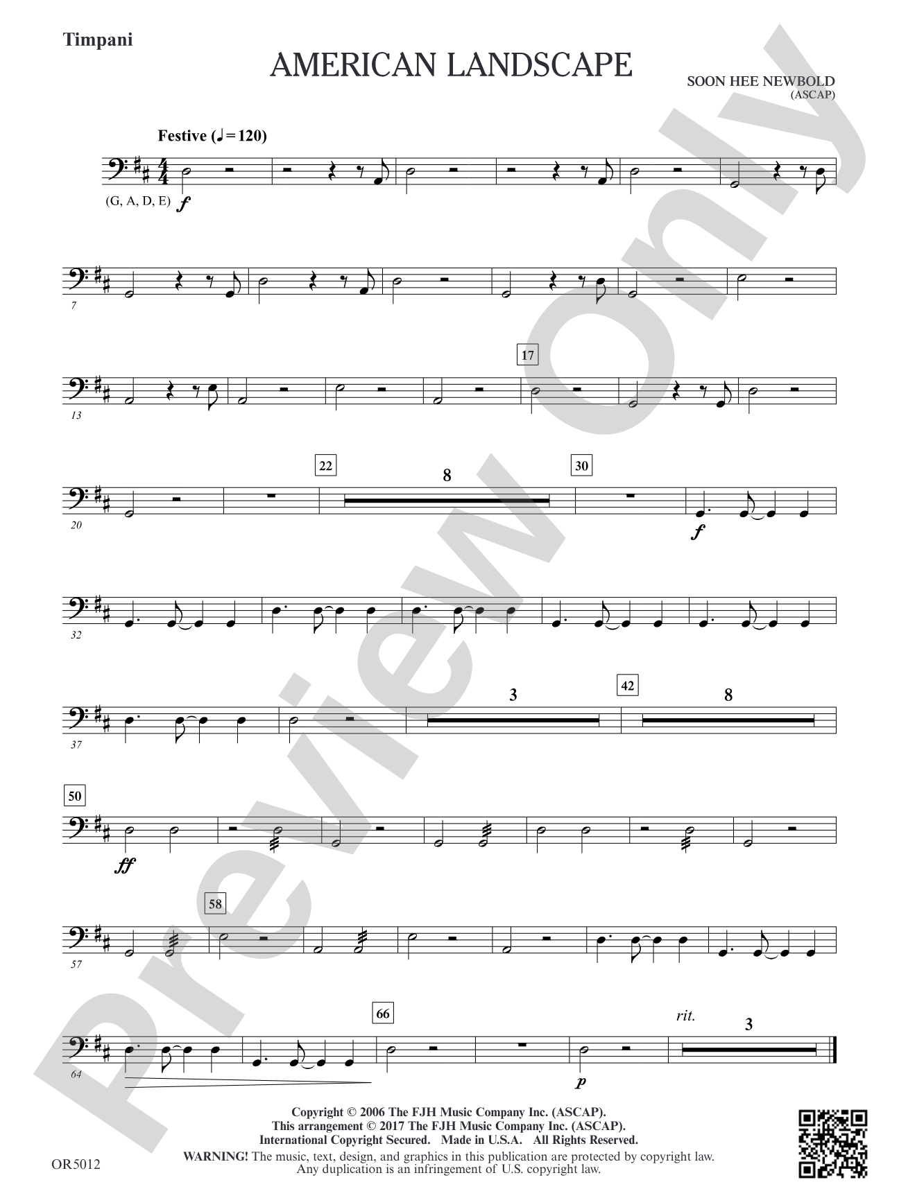 American Landscape: Timpani