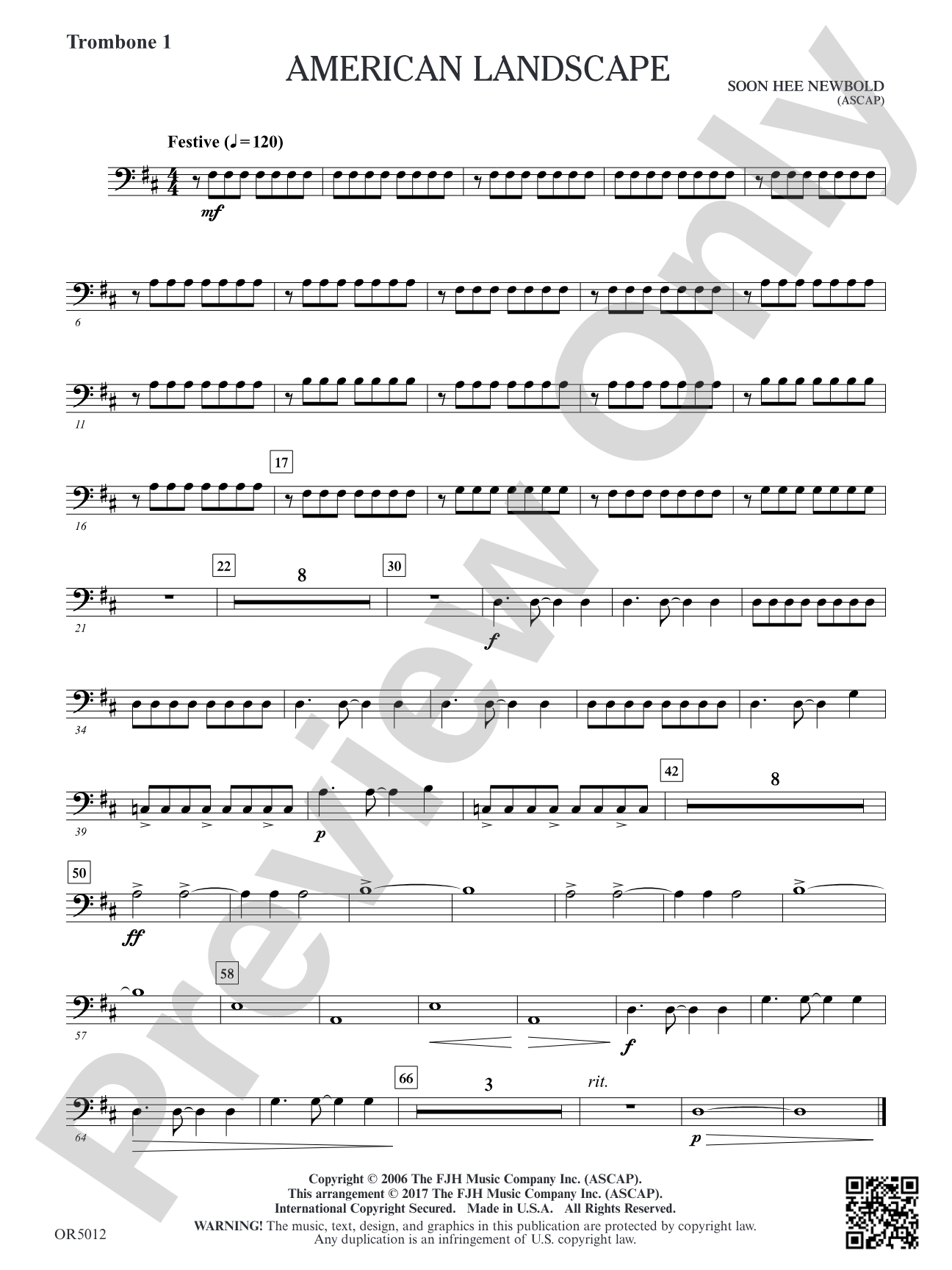 American Landscape: Trombone 1