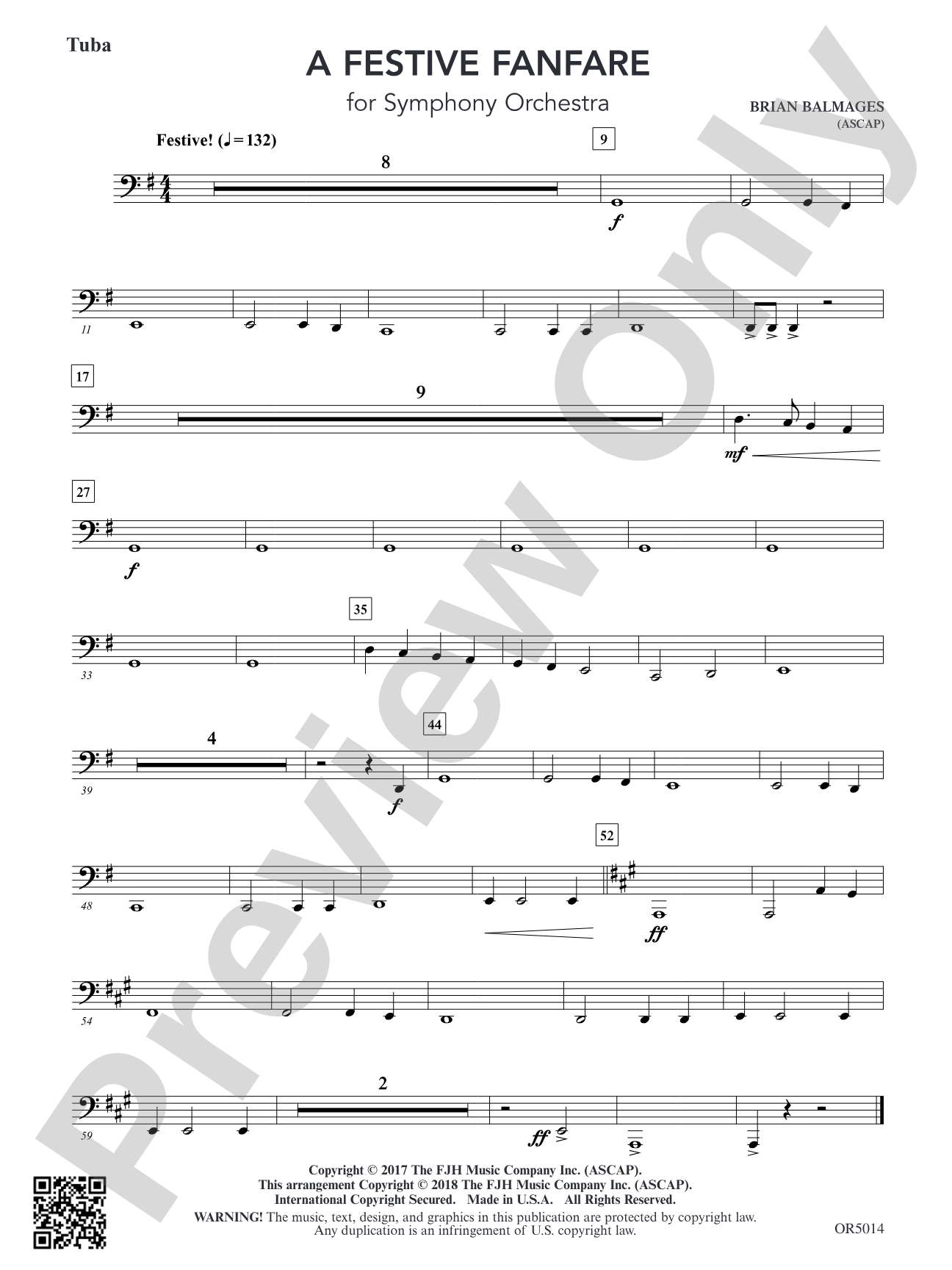 A Festive Fanfare: Tuba