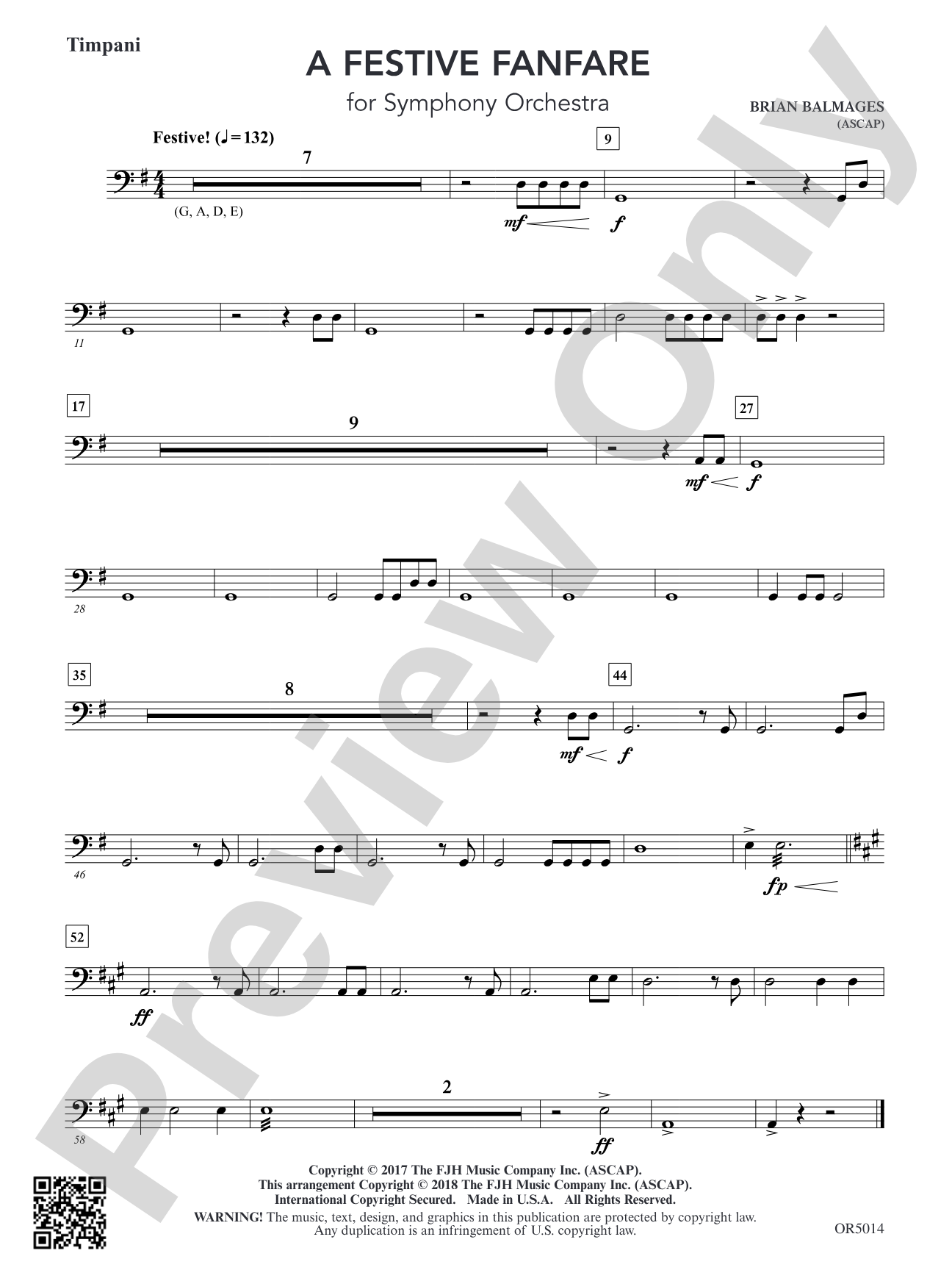 A Festive Fanfare: Timpani