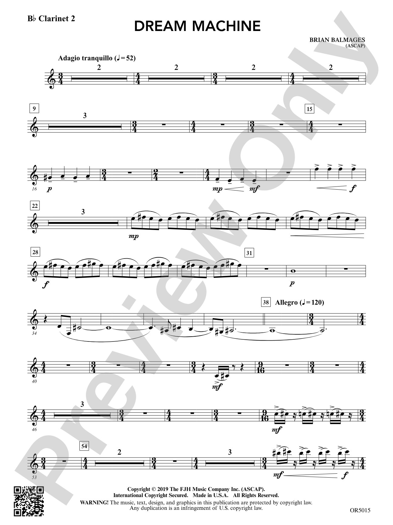 Dream Machine: B-flat Clarinet 2