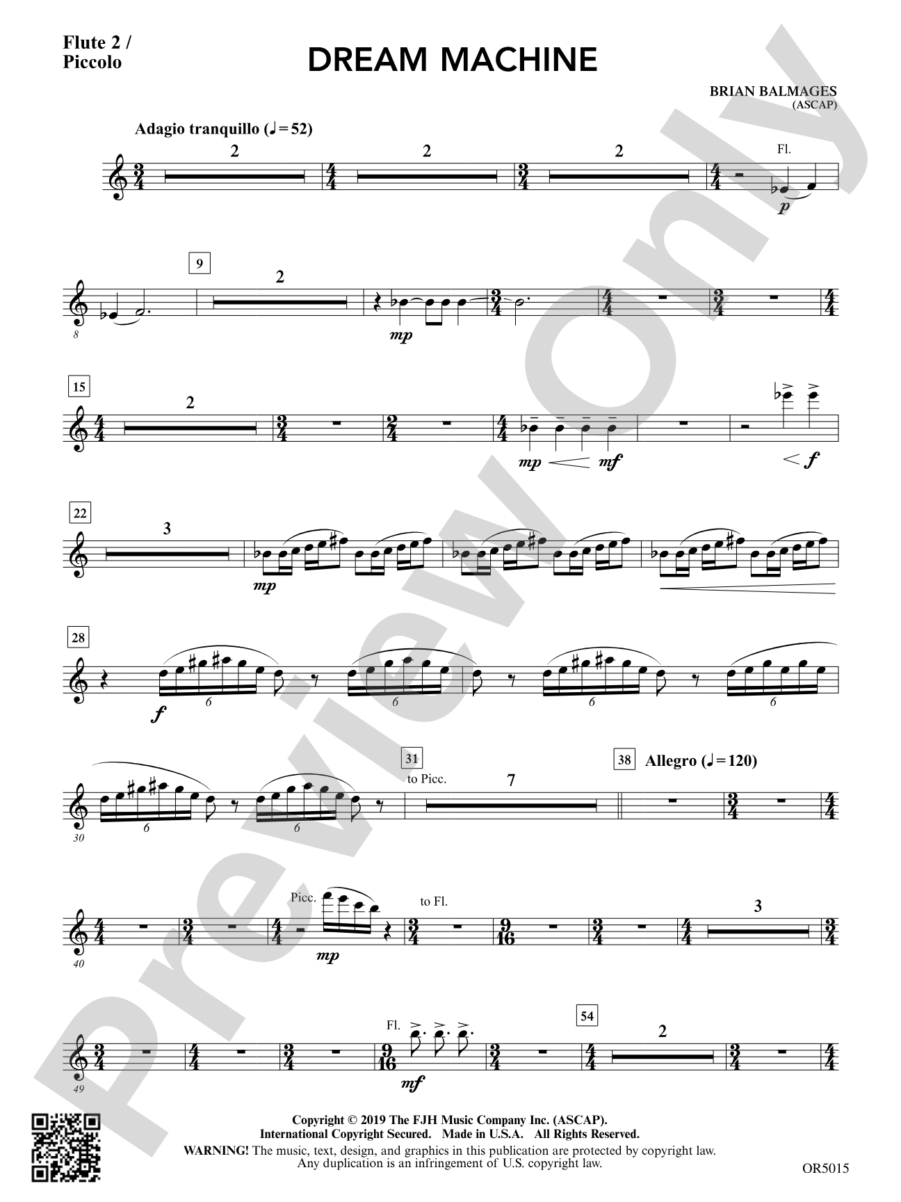 Dream Machine: Flute 2 / Piccolo