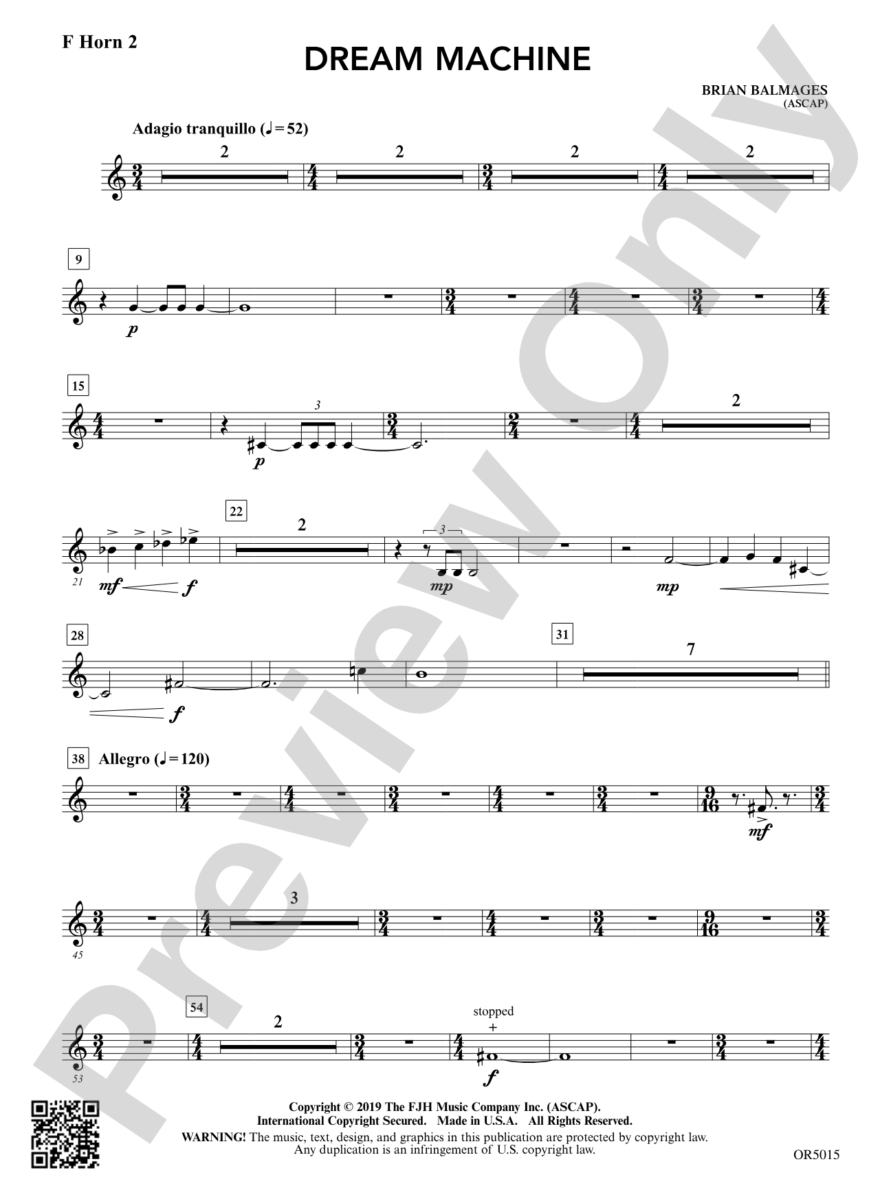 Dream Machine: F Horn 2