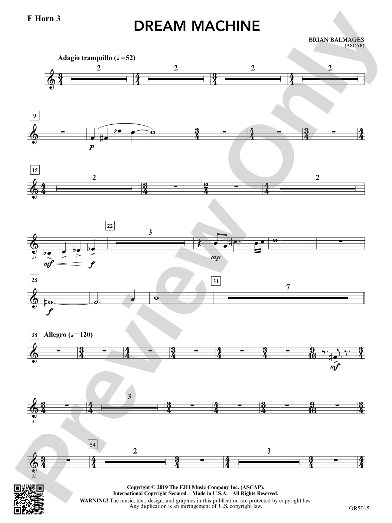 Dream Machine: F Horn 3