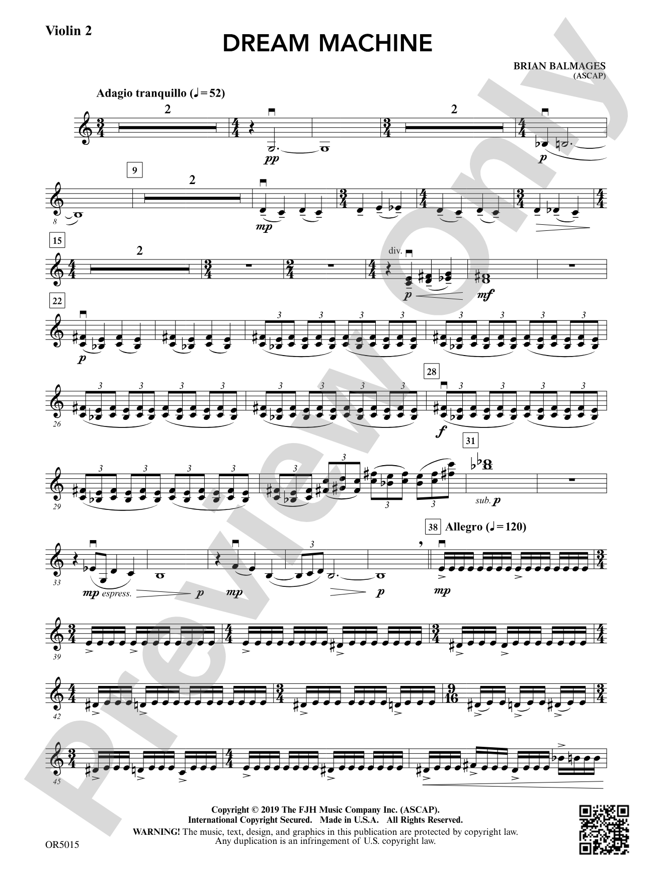 Dream Machine: Violin 2