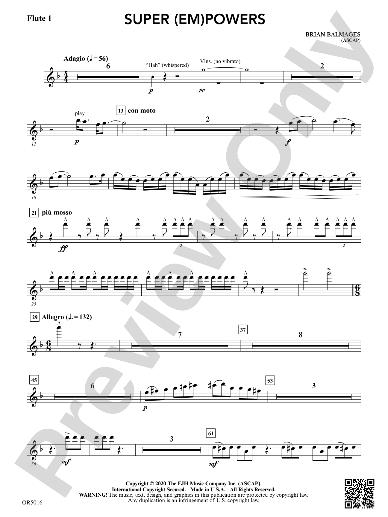 Super (Em)Powers: Flute 1