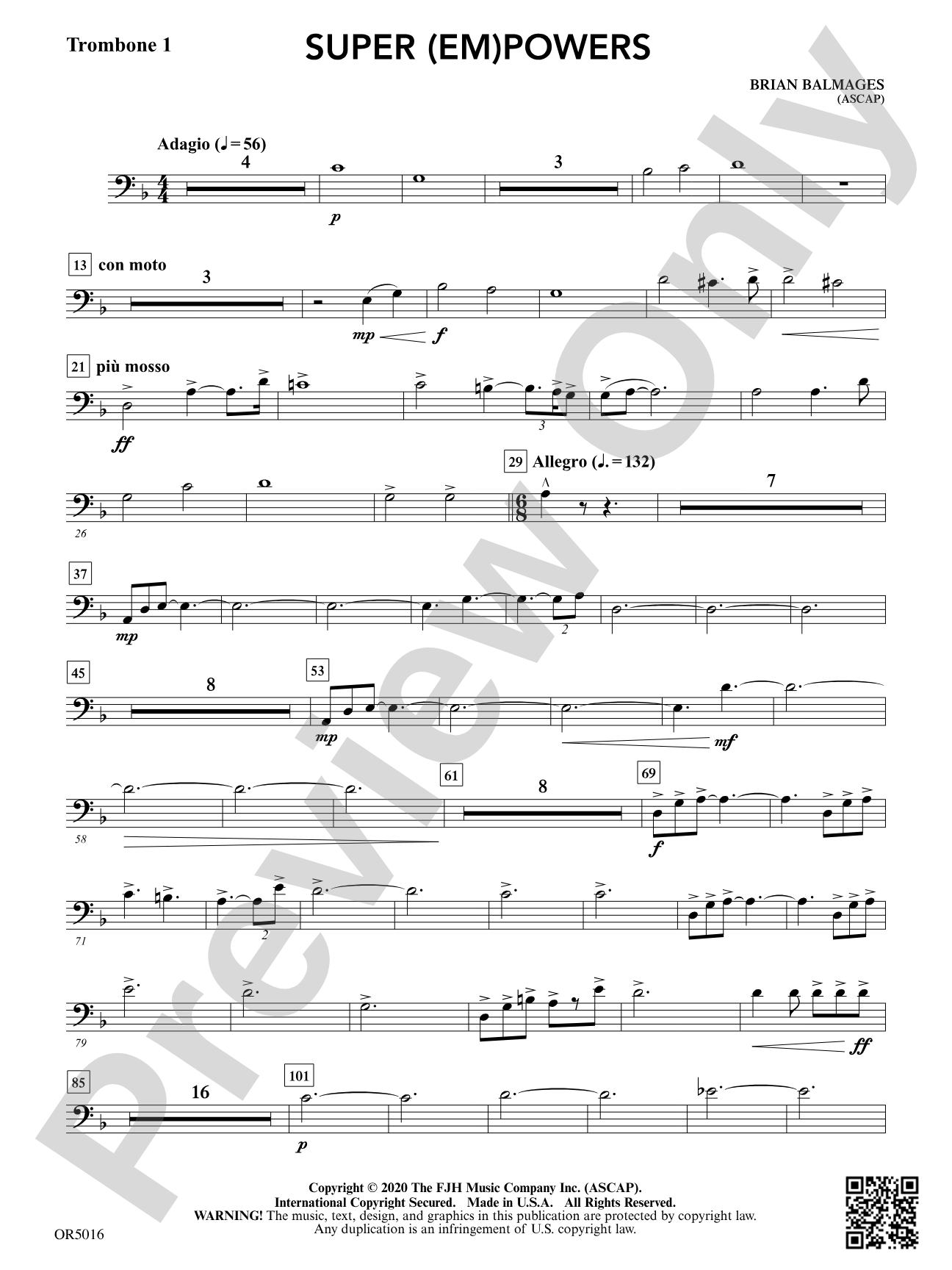Super (Em)Powers: Trombone 1