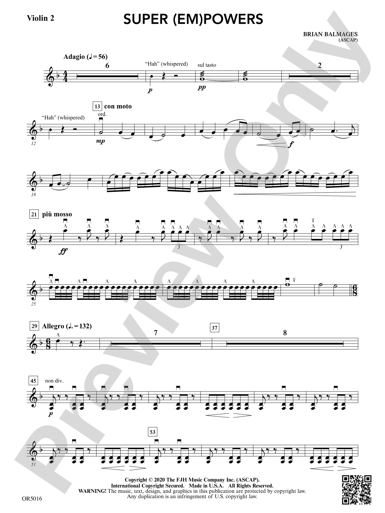 Super (Em)Powers: Violin 2
