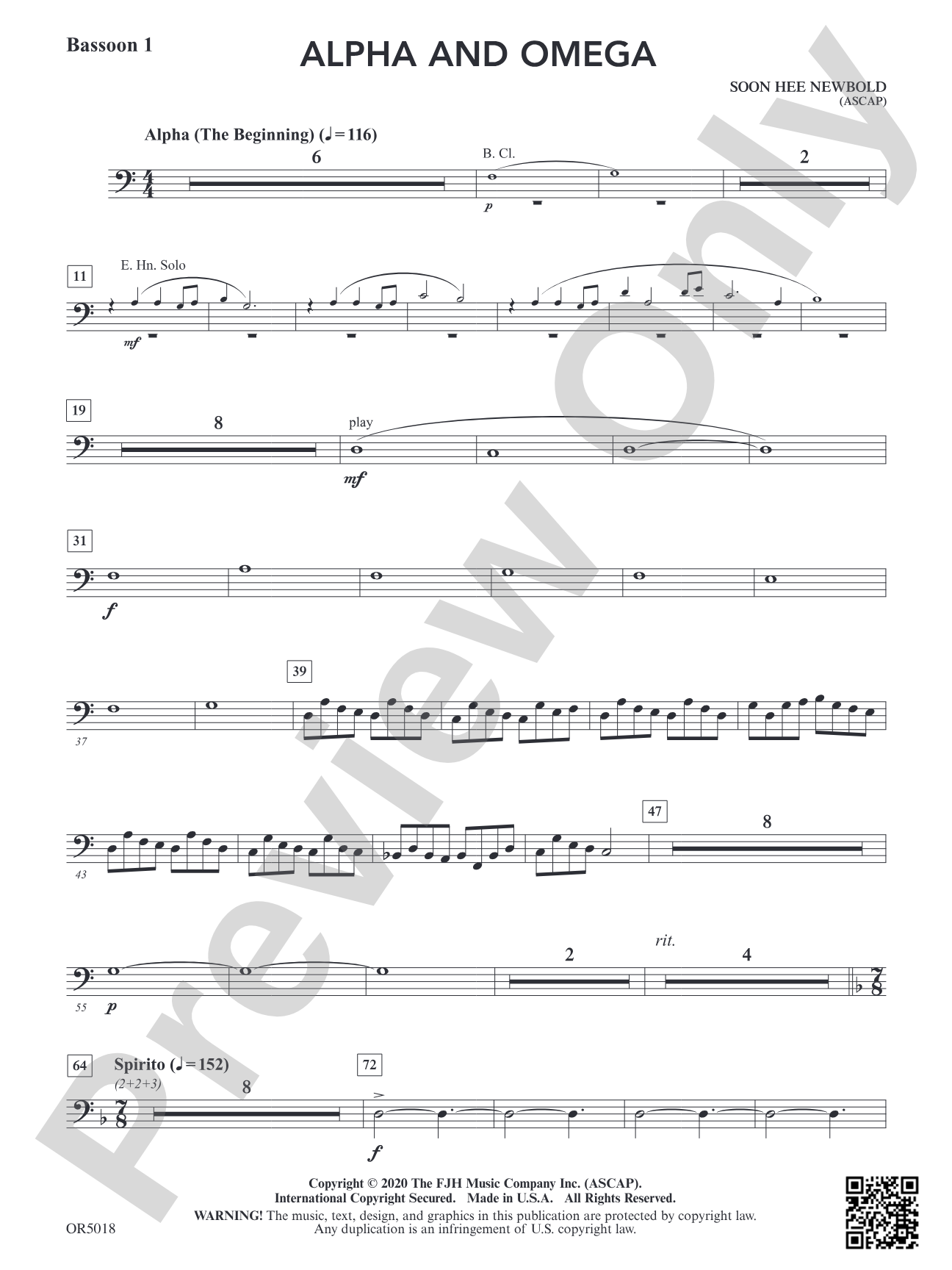 Alpha and Omega: Bassoon 1