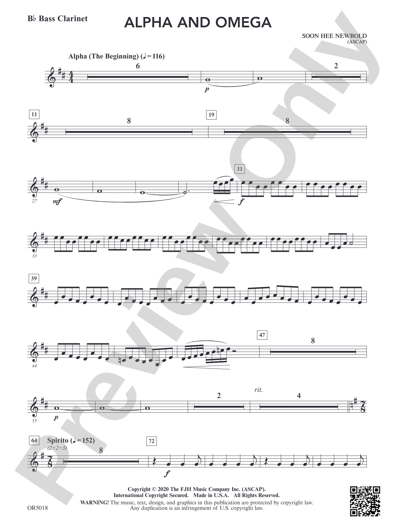 Alpha and Omega: B-flat Bass Clarinet