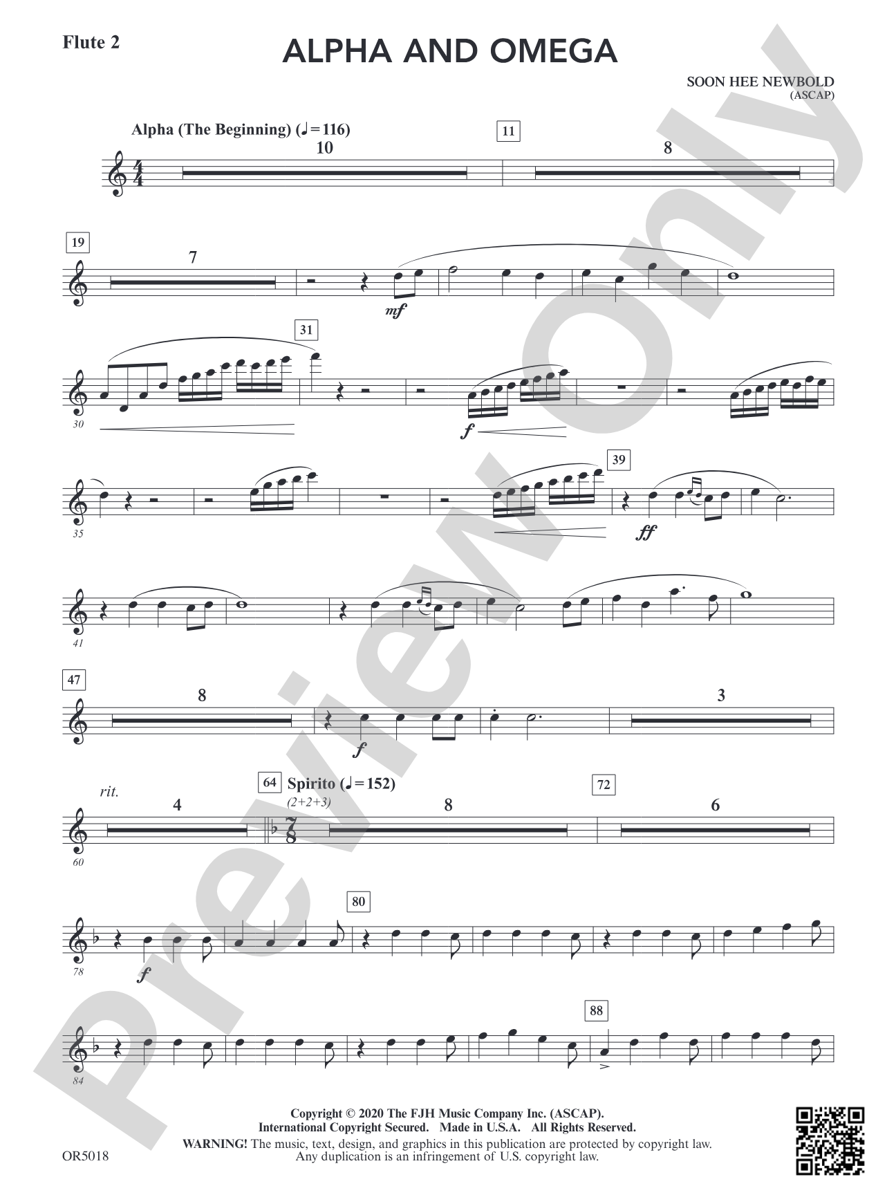 Alpha and Omega: Flute 2