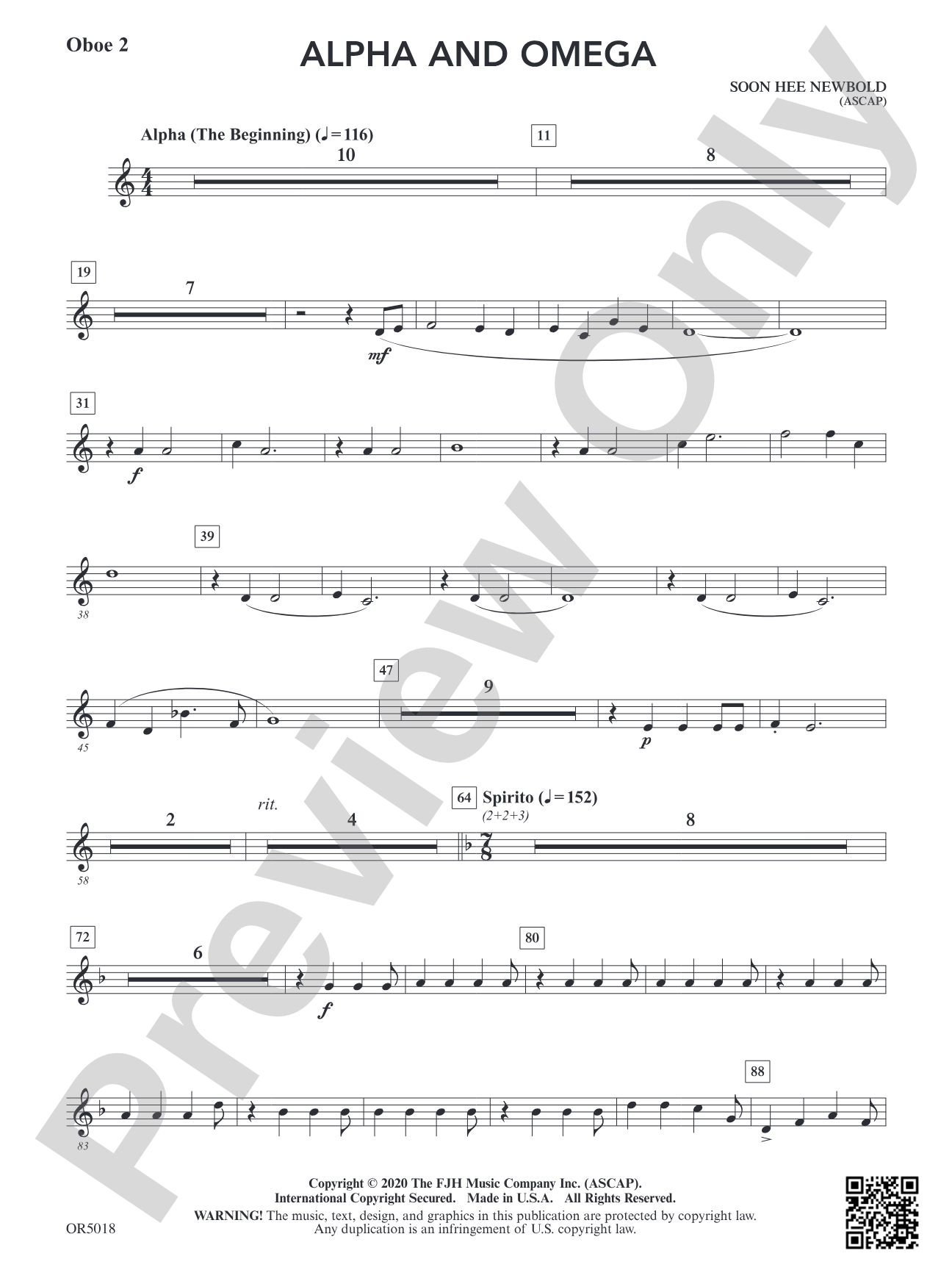 Alpha and Omega: Oboe 2
