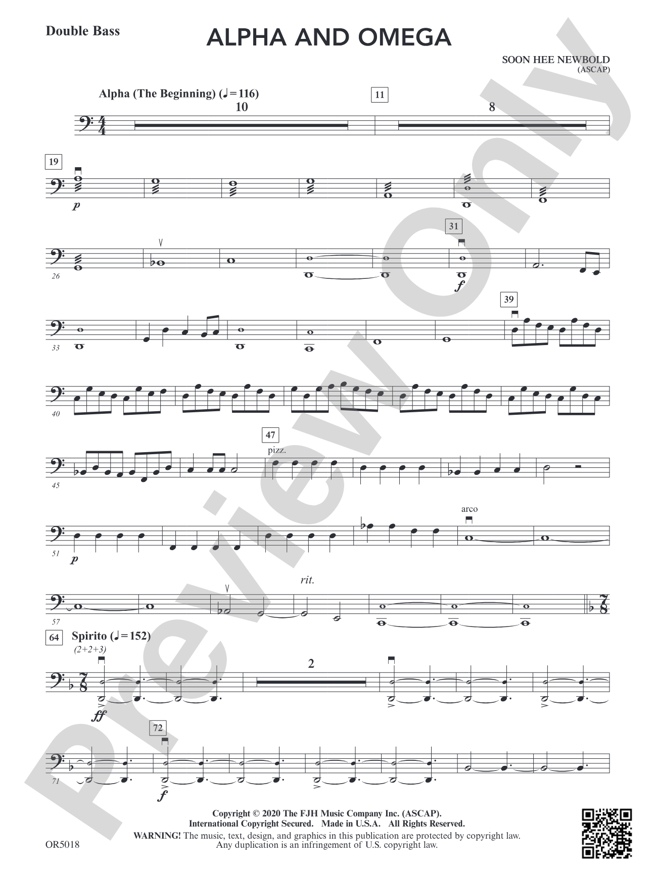 Alpha and Omega: Double Bass