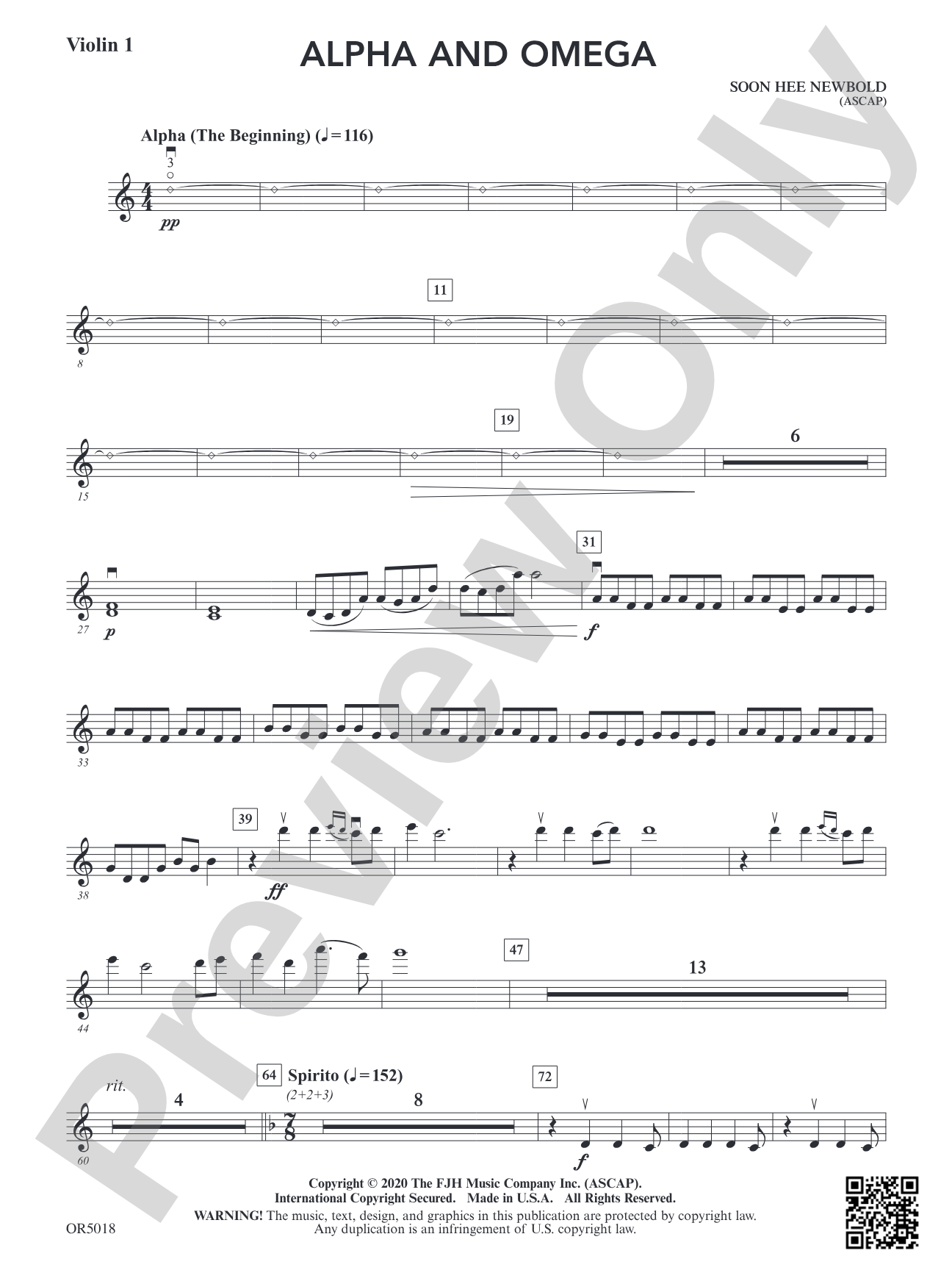 Alpha and Omega: Violin 1