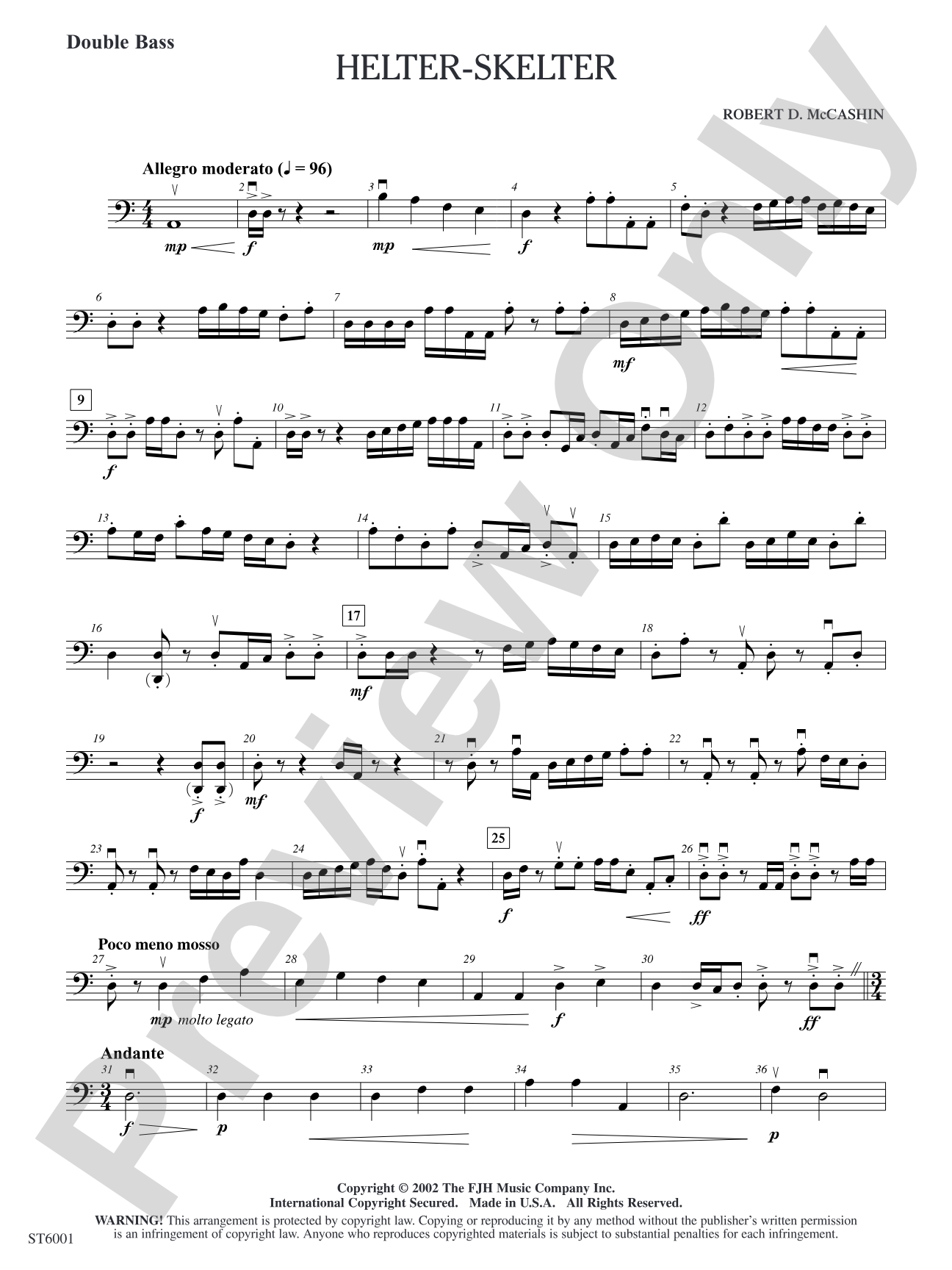 Helter-Skelter: Double Bass