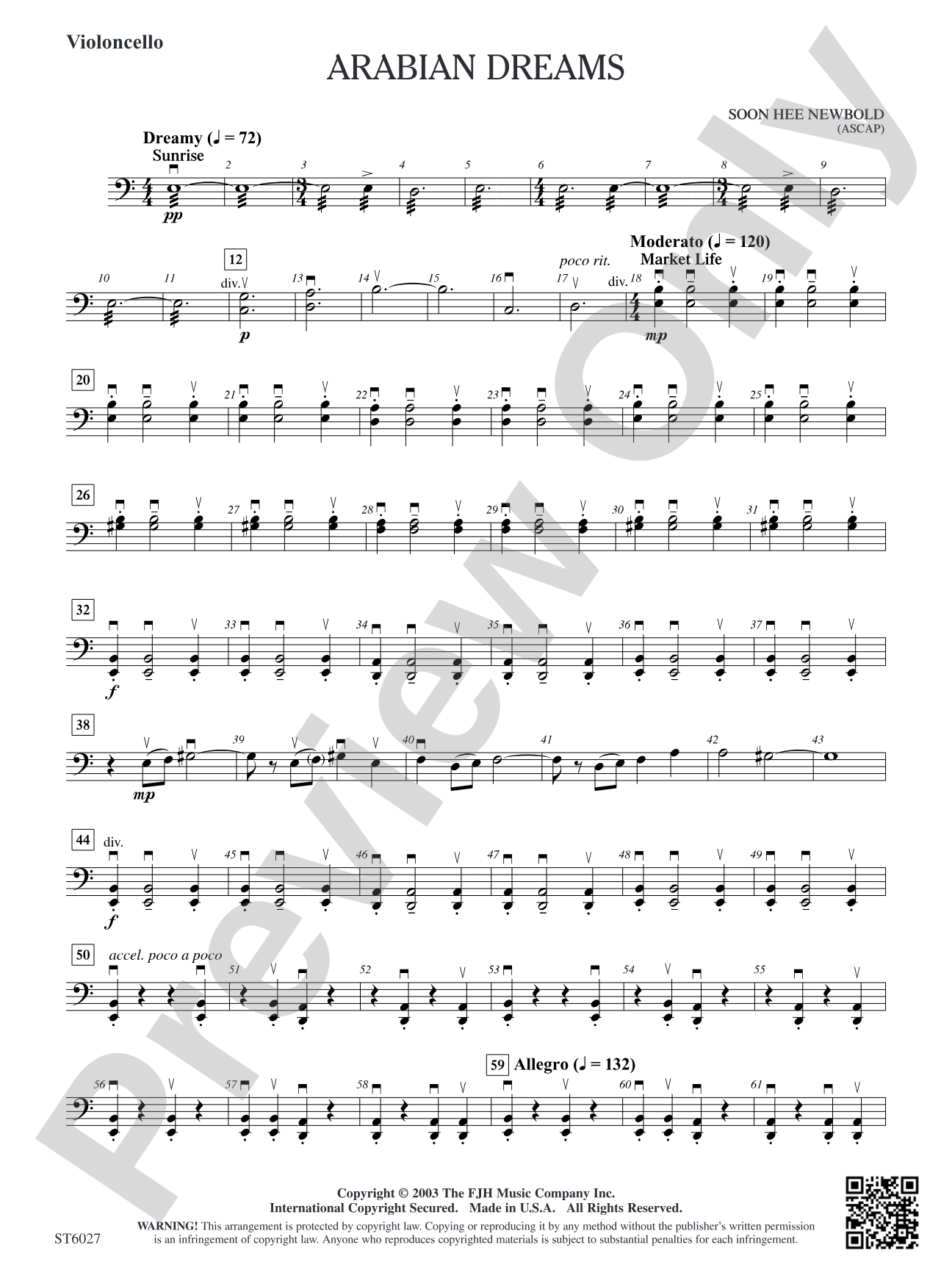 Arabian Dreams: Violoncello