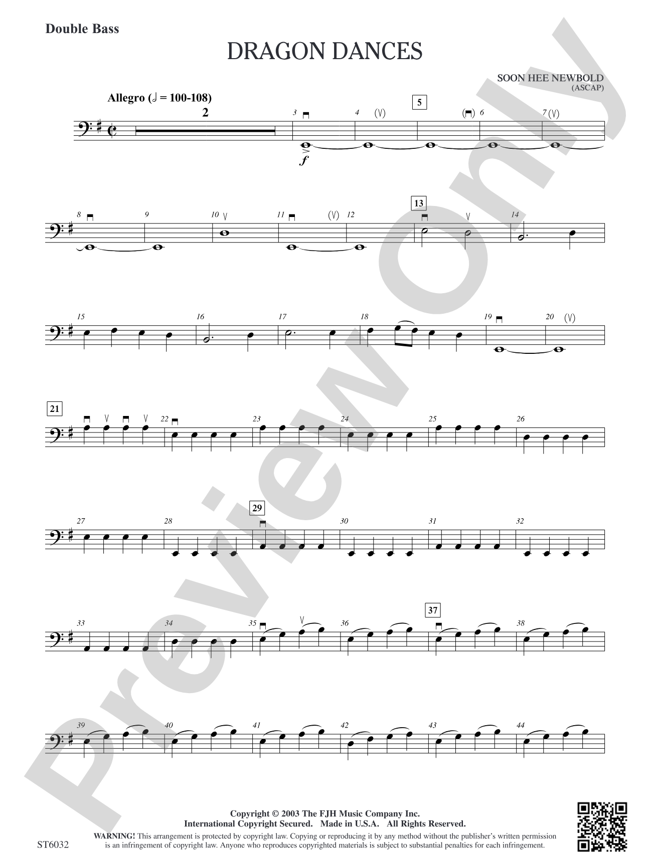 Dragon Dances: Double Bass