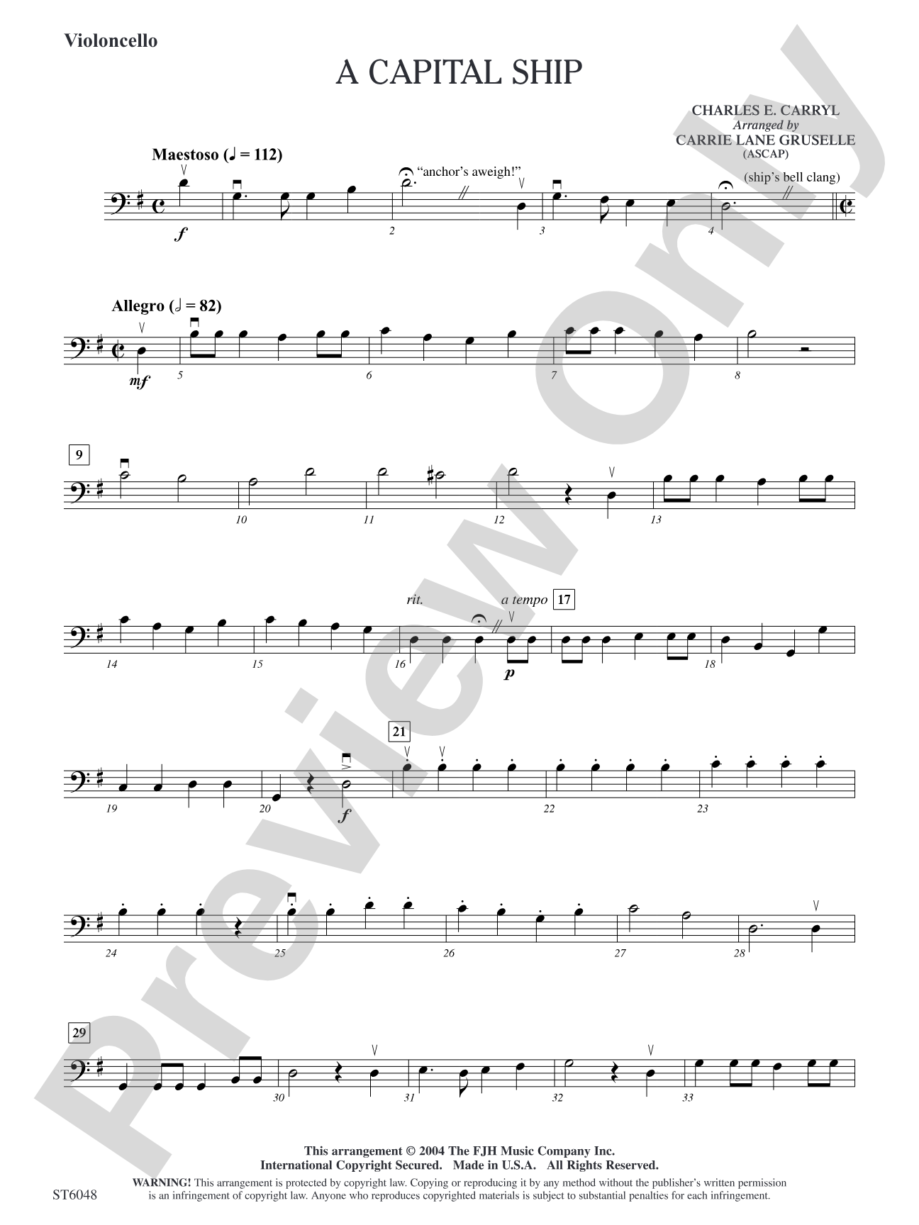 A Capital Ship: Violoncello