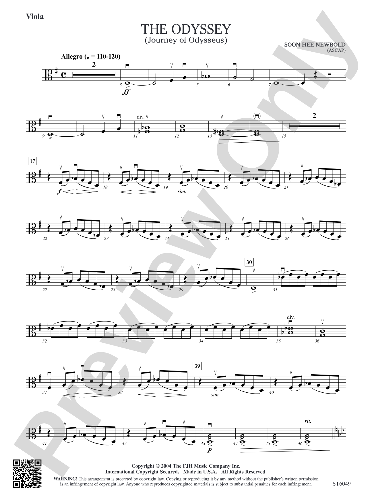 The Odyssey: Viola