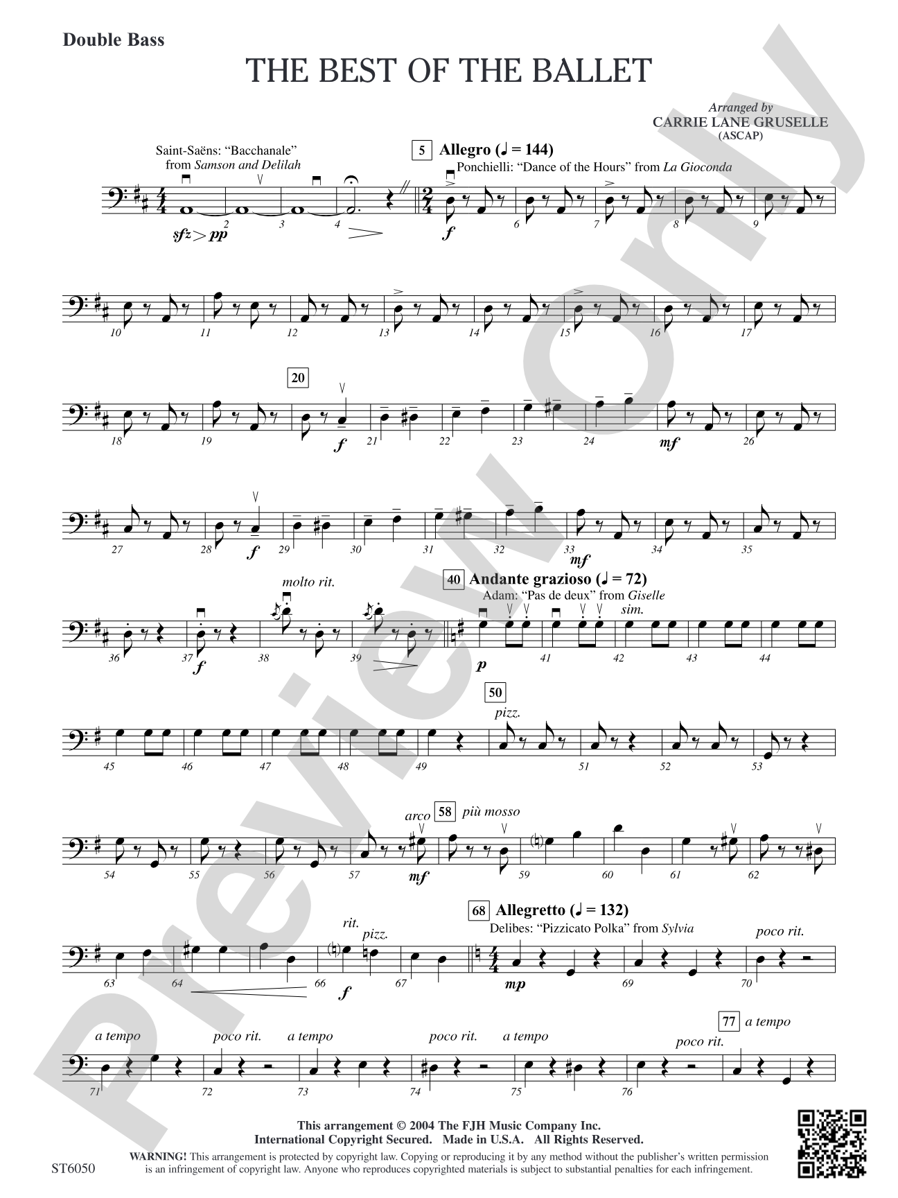 The Best of the Ballet: Double Bass