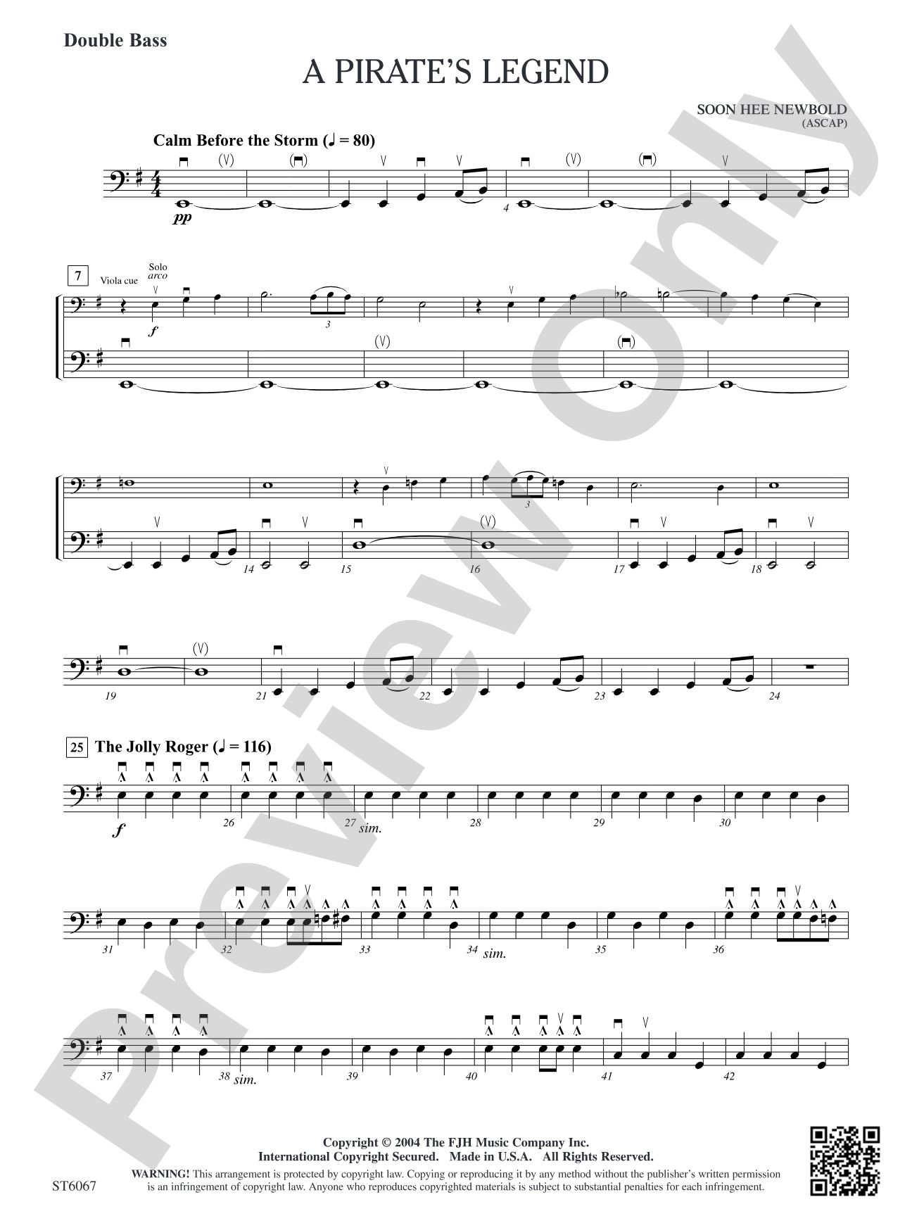 A Pirate's Legend: Double Bass