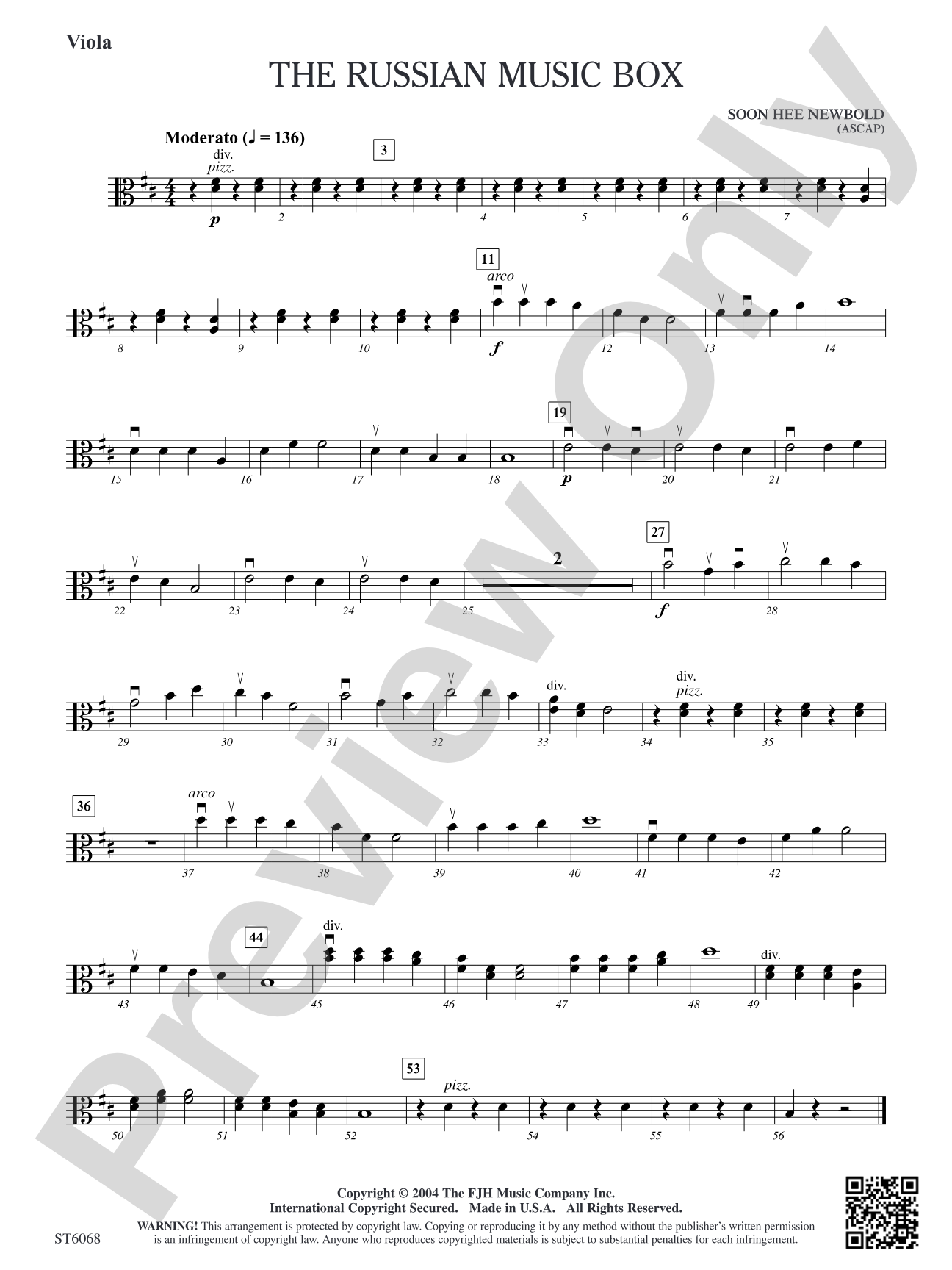 The Russian Music Box: Viola