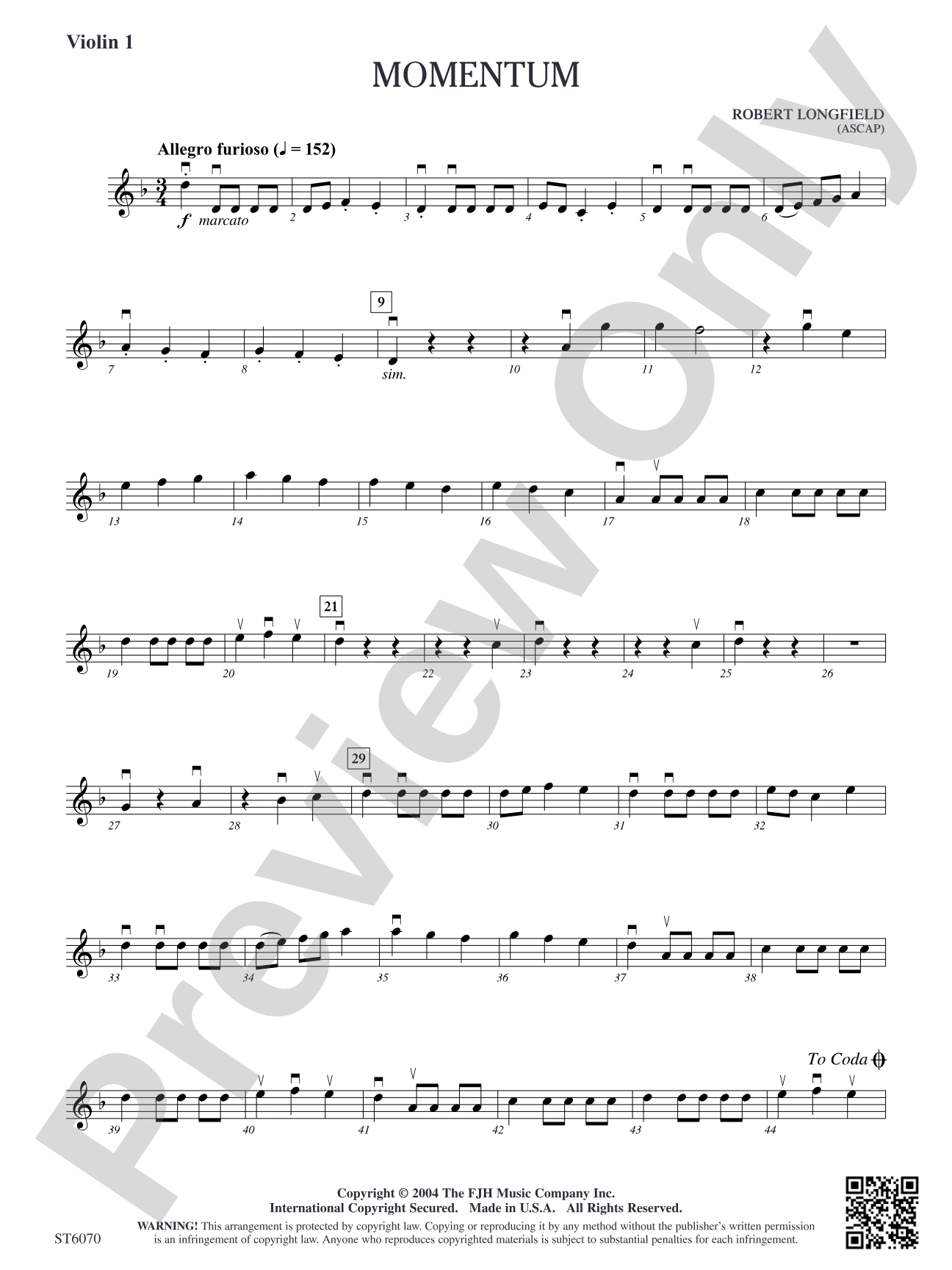 Momentum: Violin 1