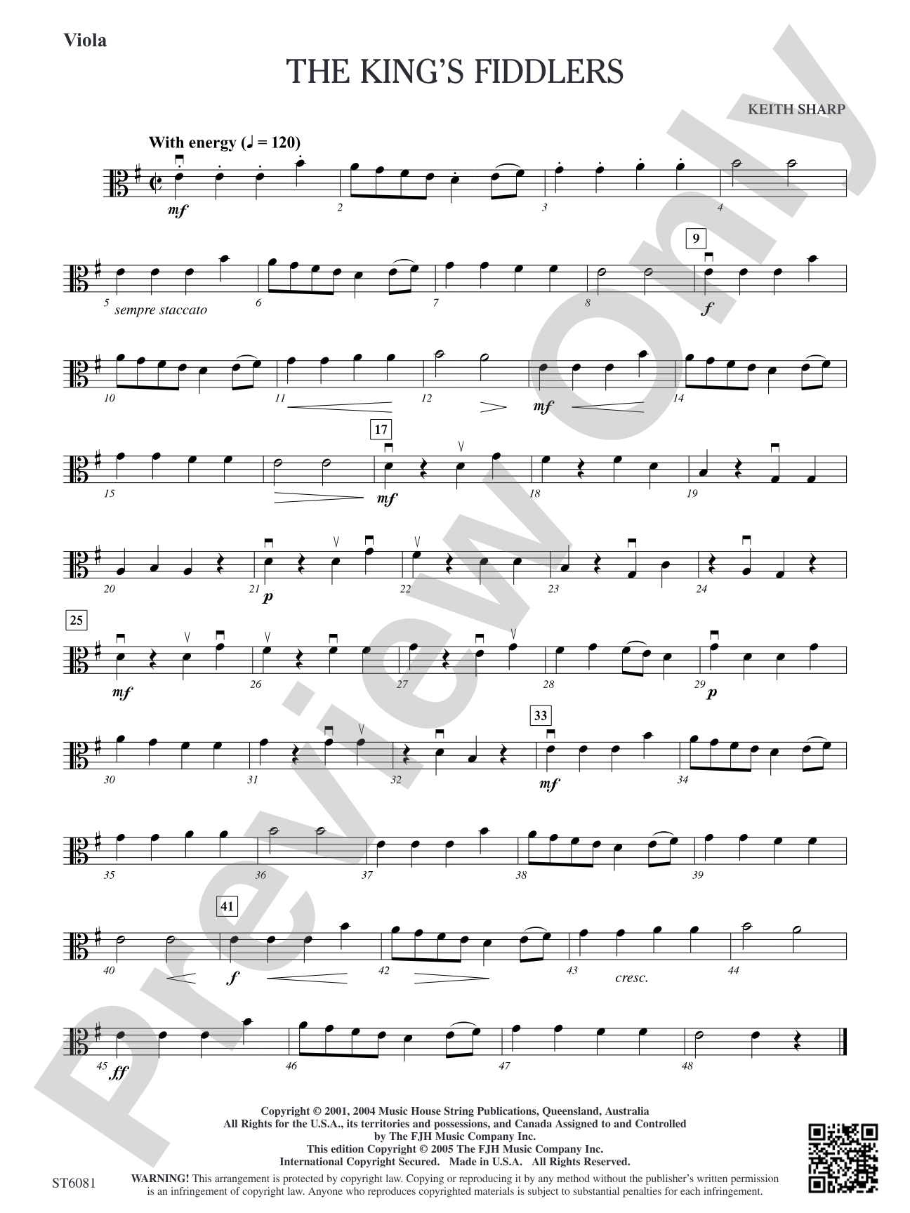 The King's Fiddlers: Viola