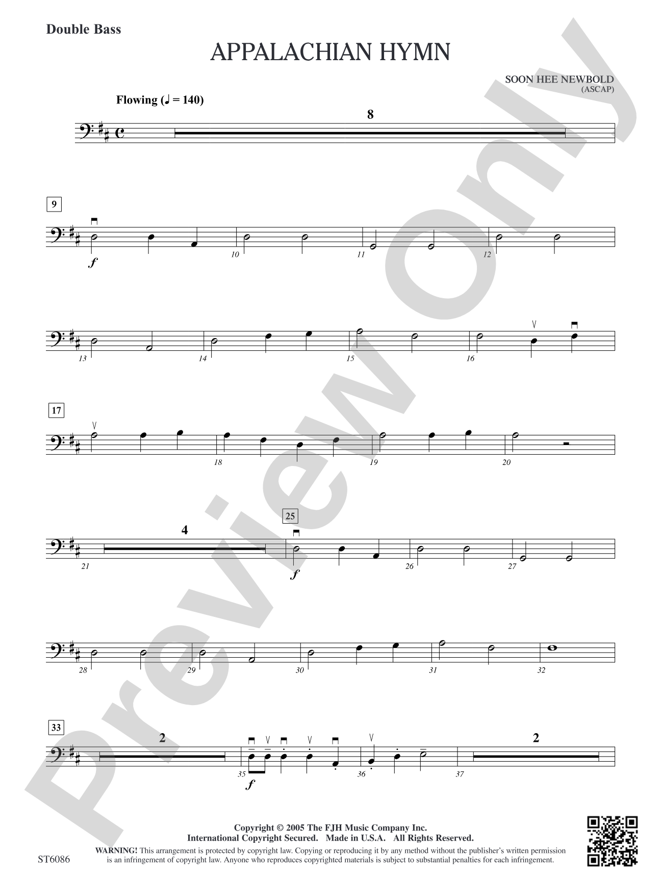 Appalachian Hymn: Double Bass