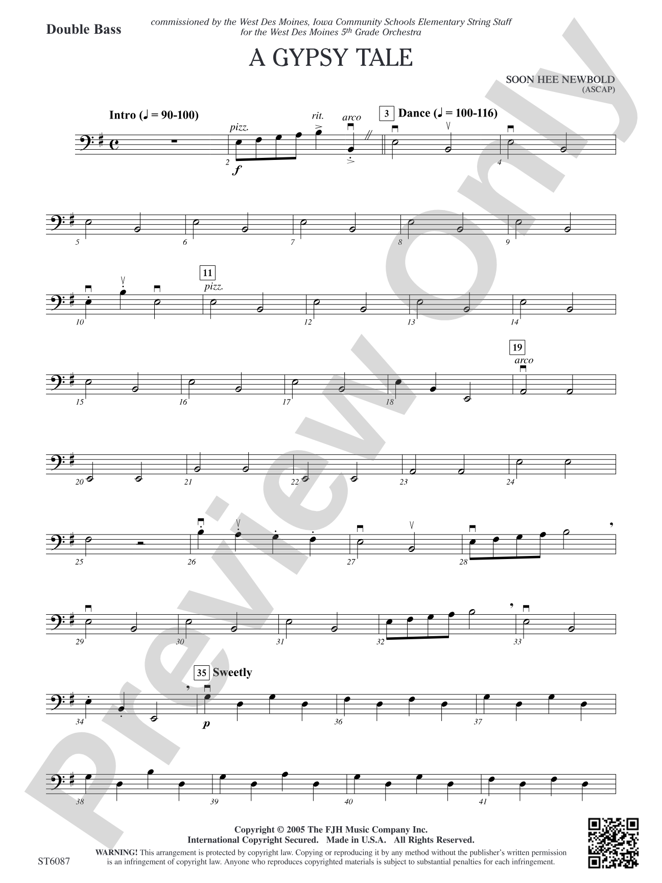 A Gypsy Tale: Double Bass