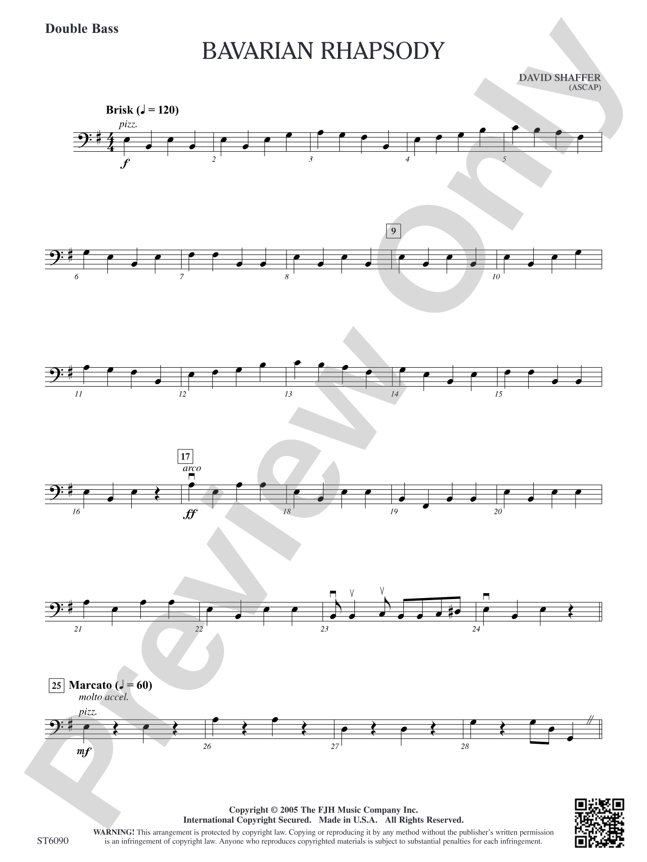 Bavarian Rhapsody: Double Bass