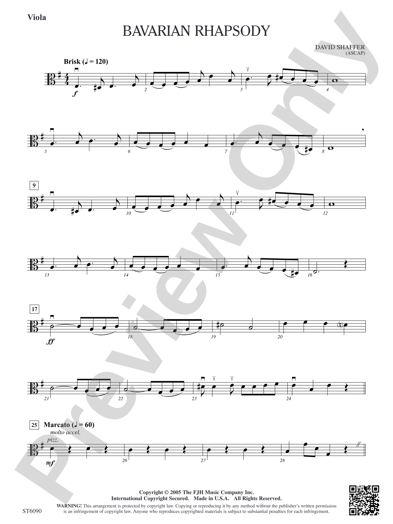 Bavarian Rhapsody: Viola