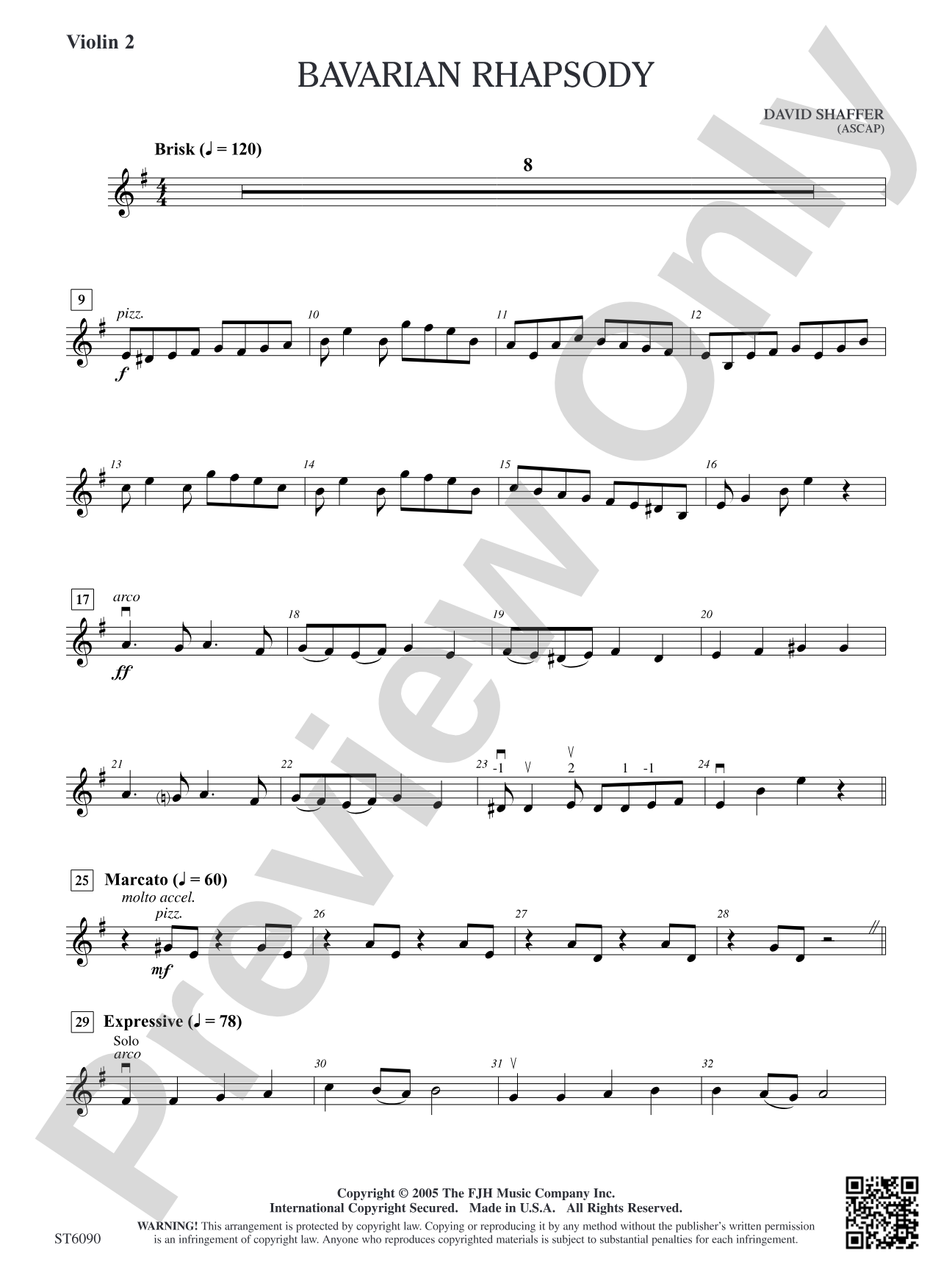 Bavarian Rhapsody: Violin 2