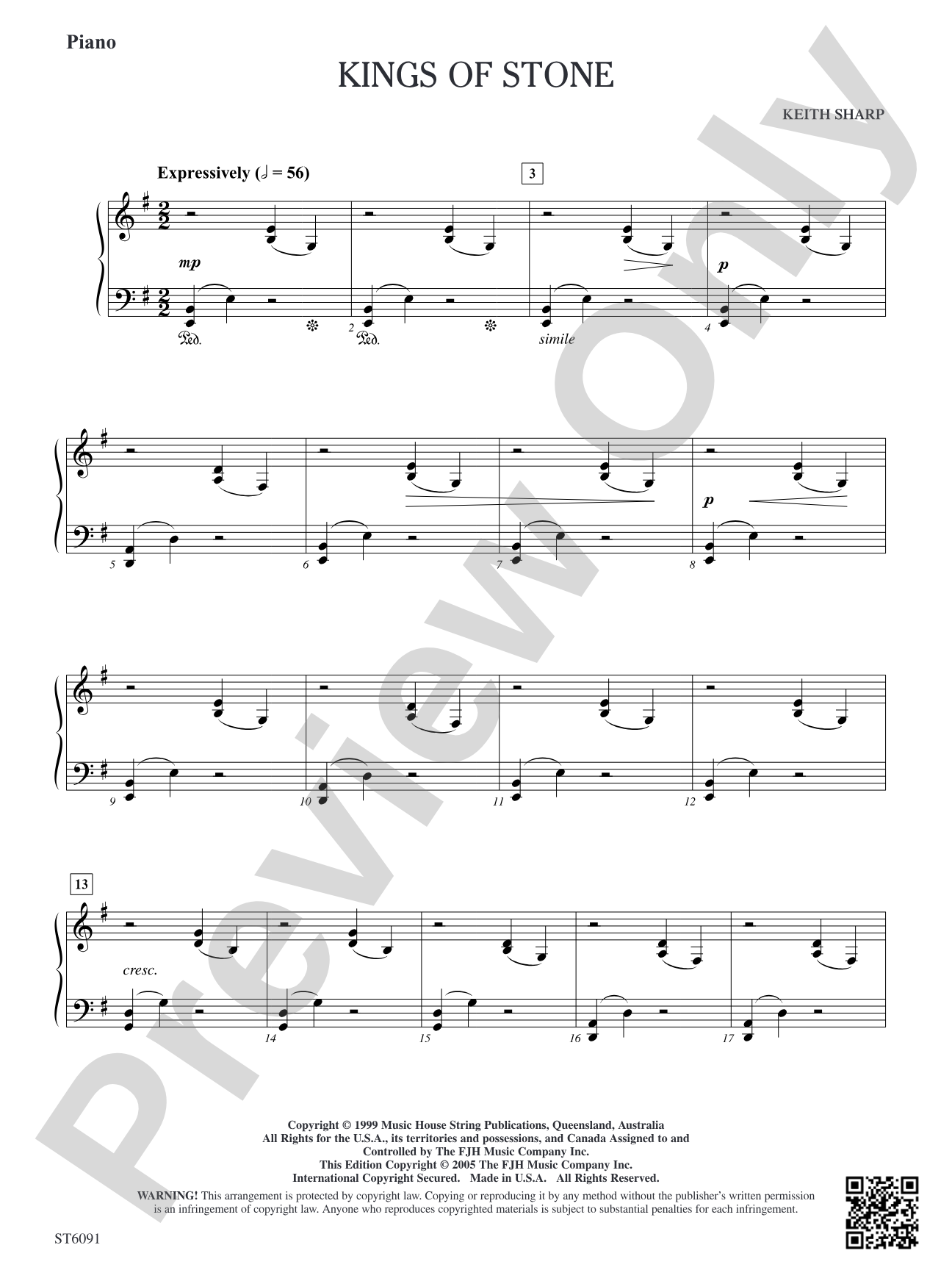 Kings of Stone: Piano
