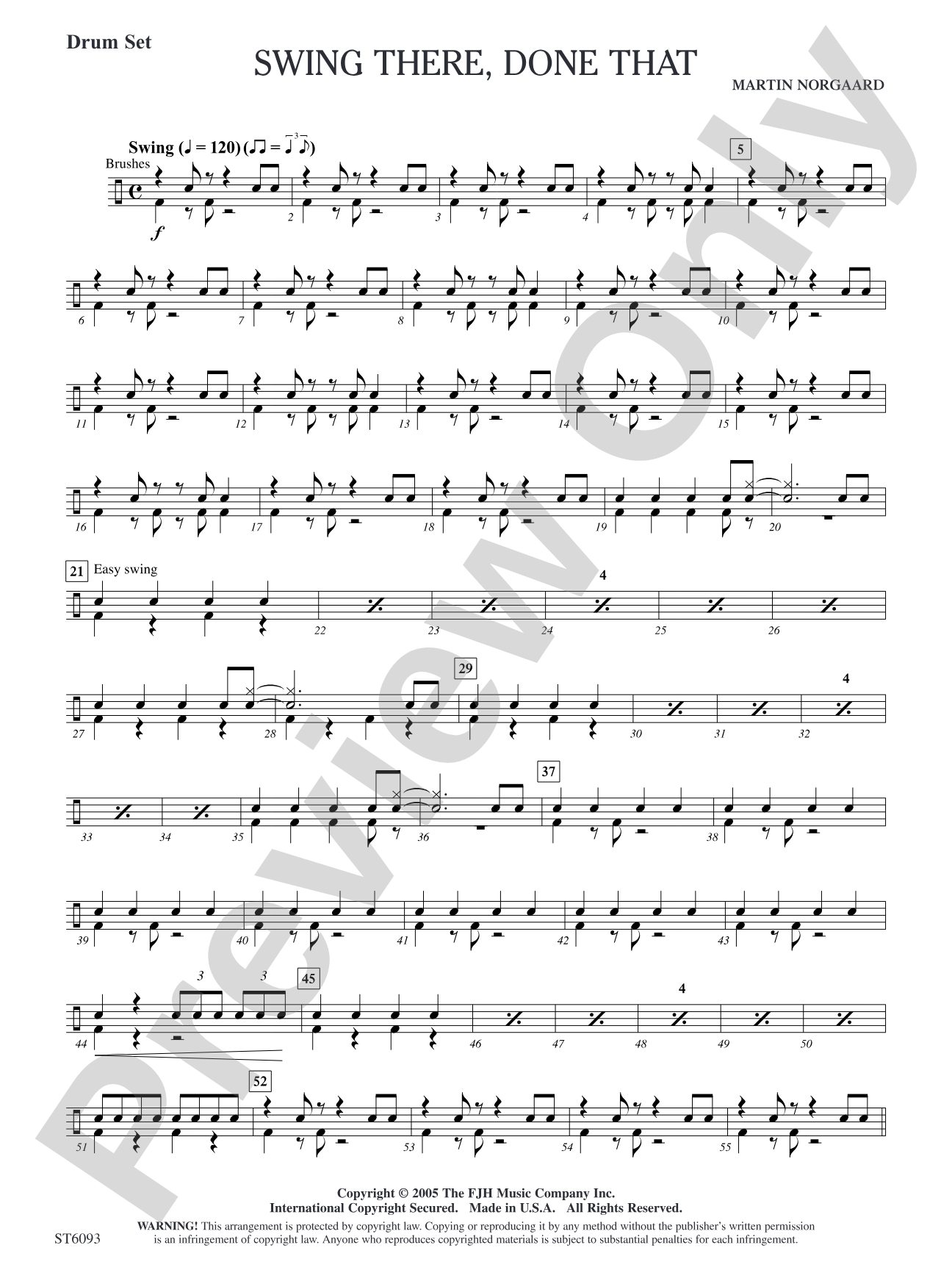 Swing There, Done That: Opt. Drum Set