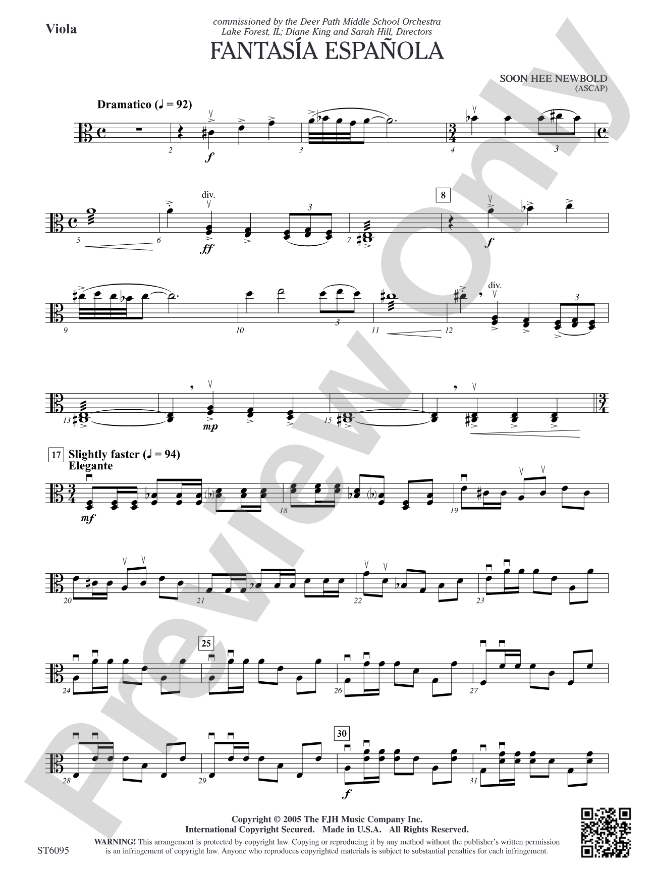 Fantasía española: Viola