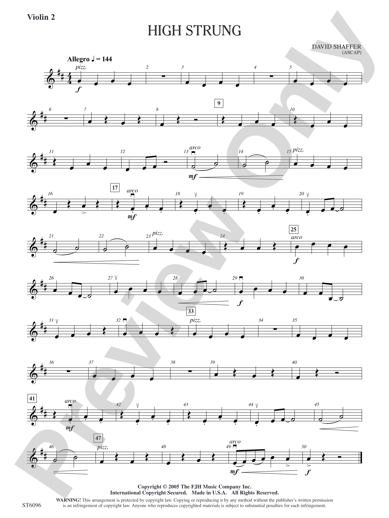 High Strung: Violin 2