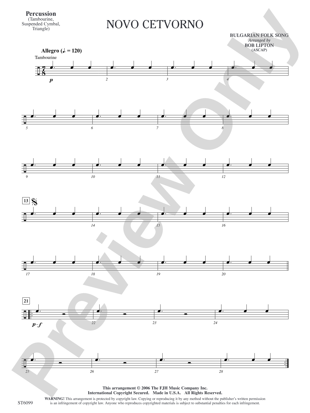 Novo cetvorno: Percussion