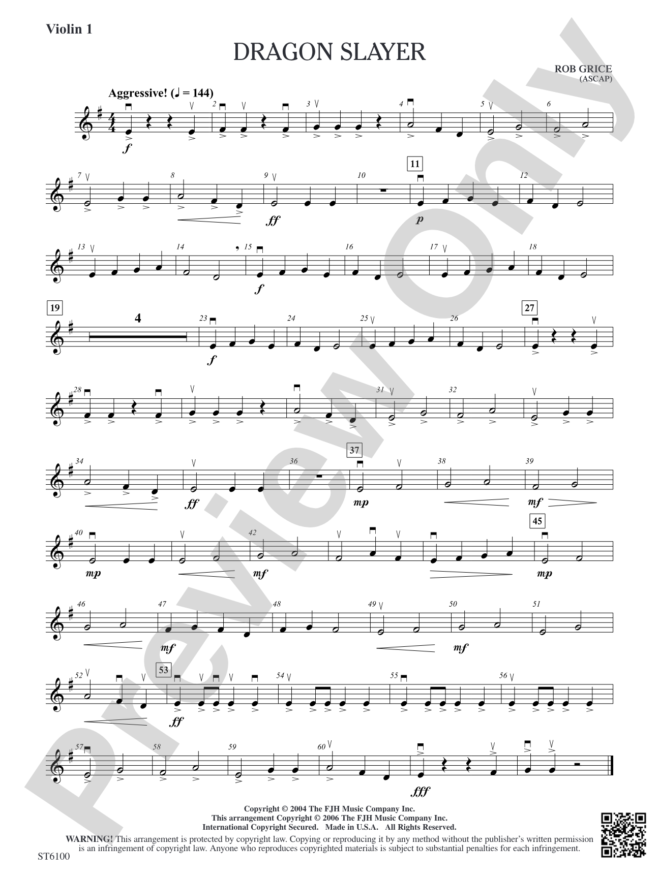 Dragon Slayer: Violin 1