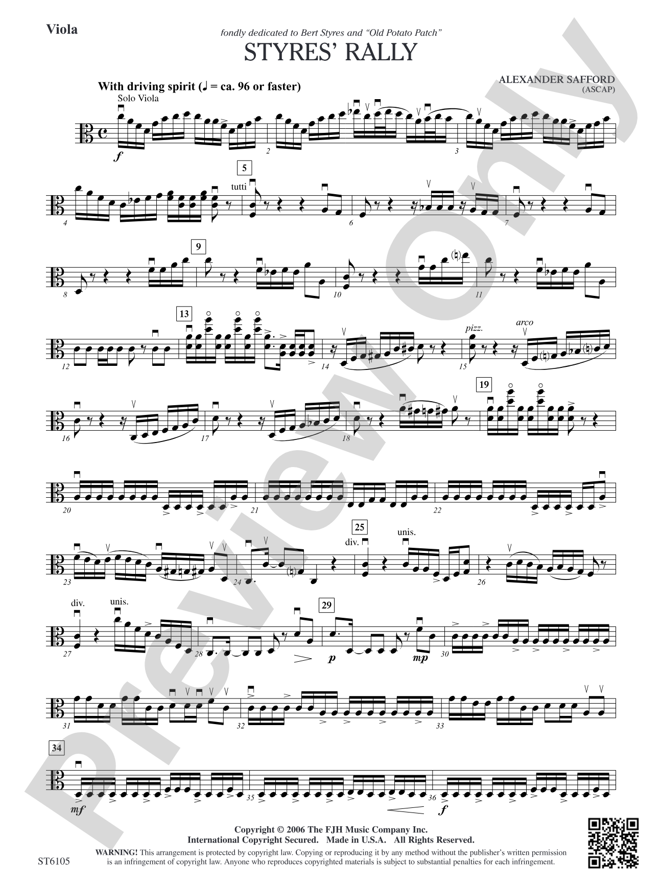 Styres' Rally: Viola