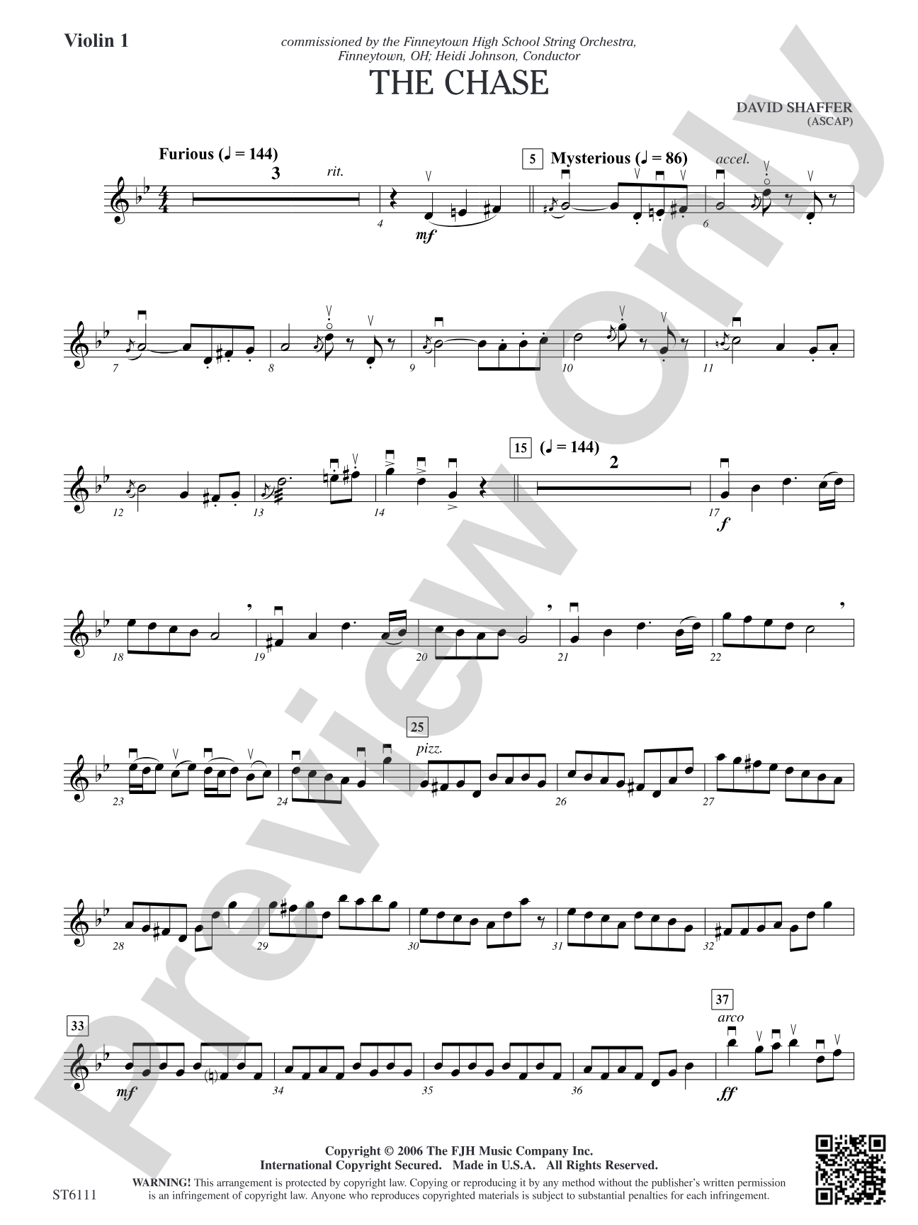 The Chase: Violin 1
