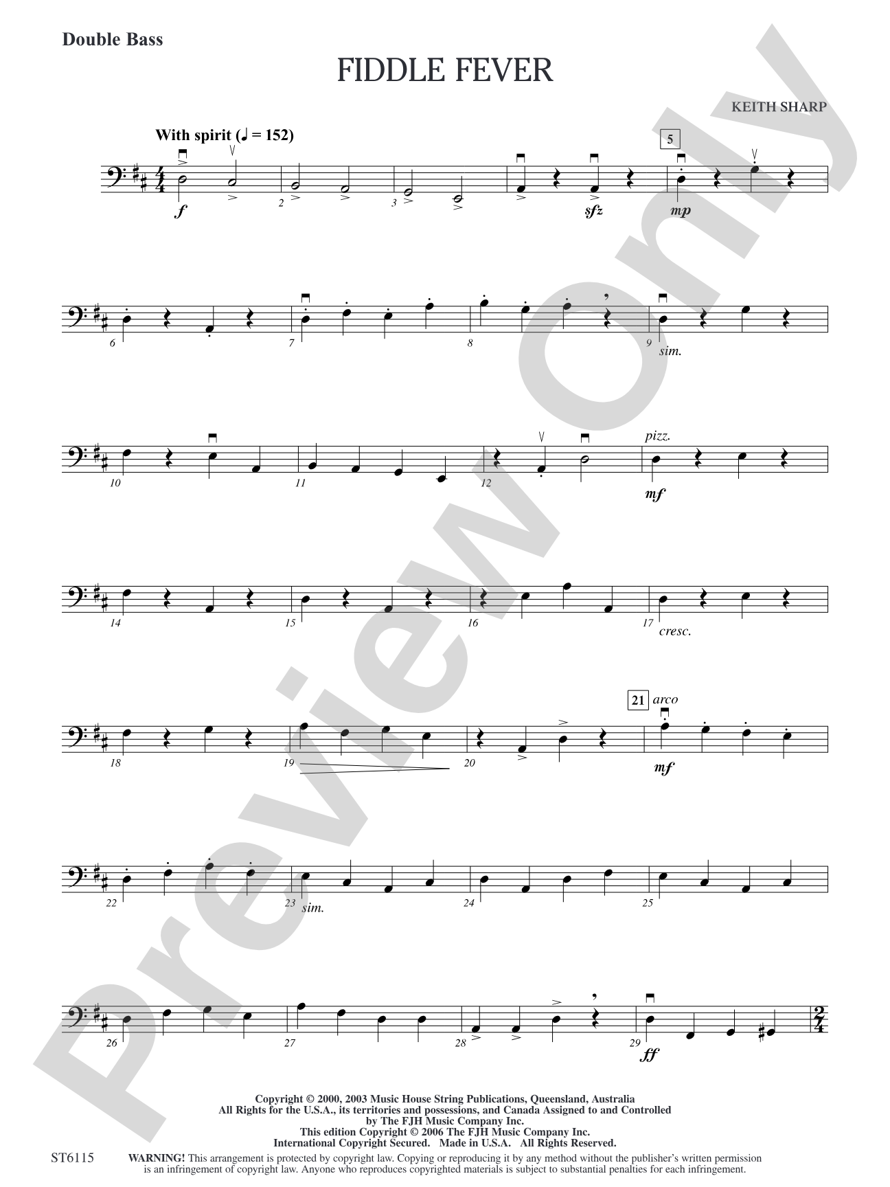 Fiddle Fever: Double Bass