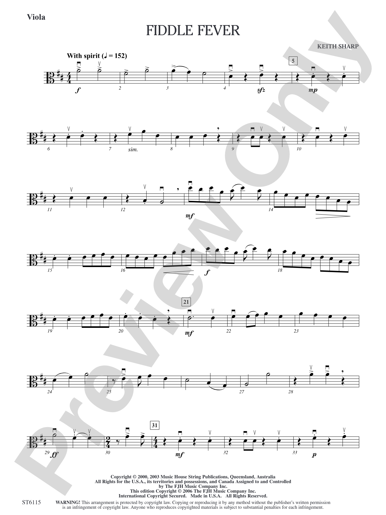 Fiddle Fever: Viola