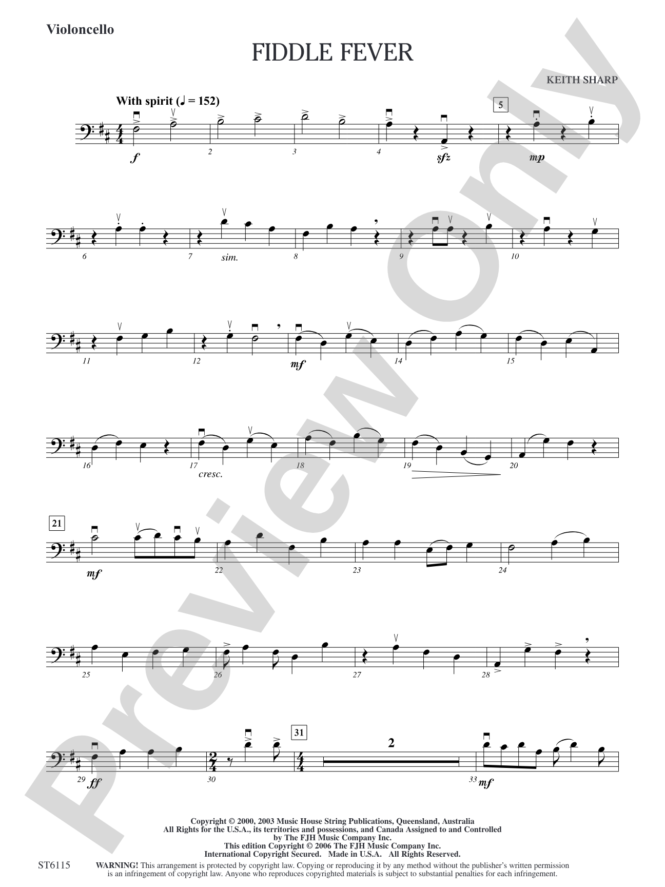 Fiddle Fever: Violoncello